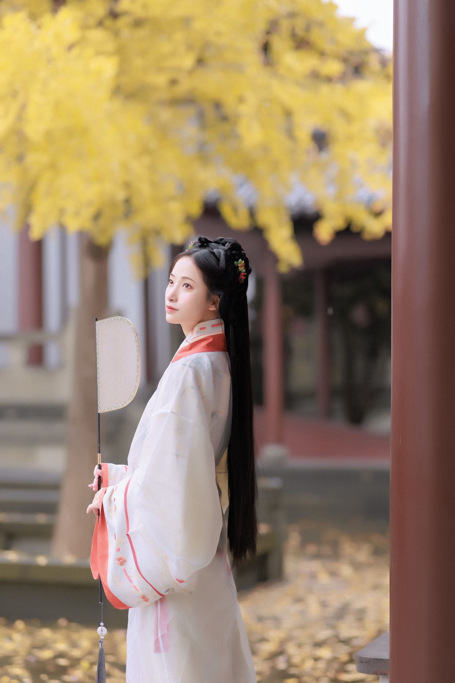 图片[4] - 眸小妖 - 《雨中银杏》[24P] - 机器猫次元 - 机器猫次元