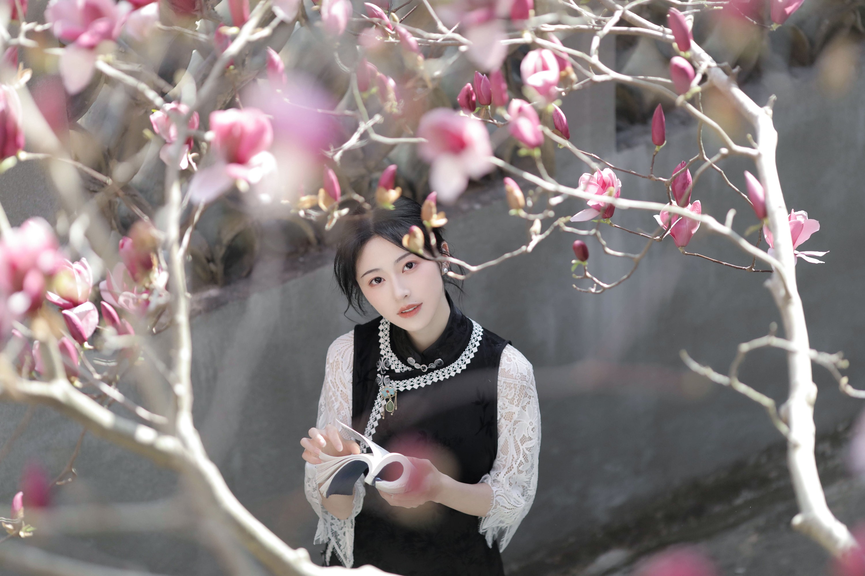 图片[7] - 粉面姑娘 - 《玉兰花》[27P] - 机器猫次元 - 机器猫次元