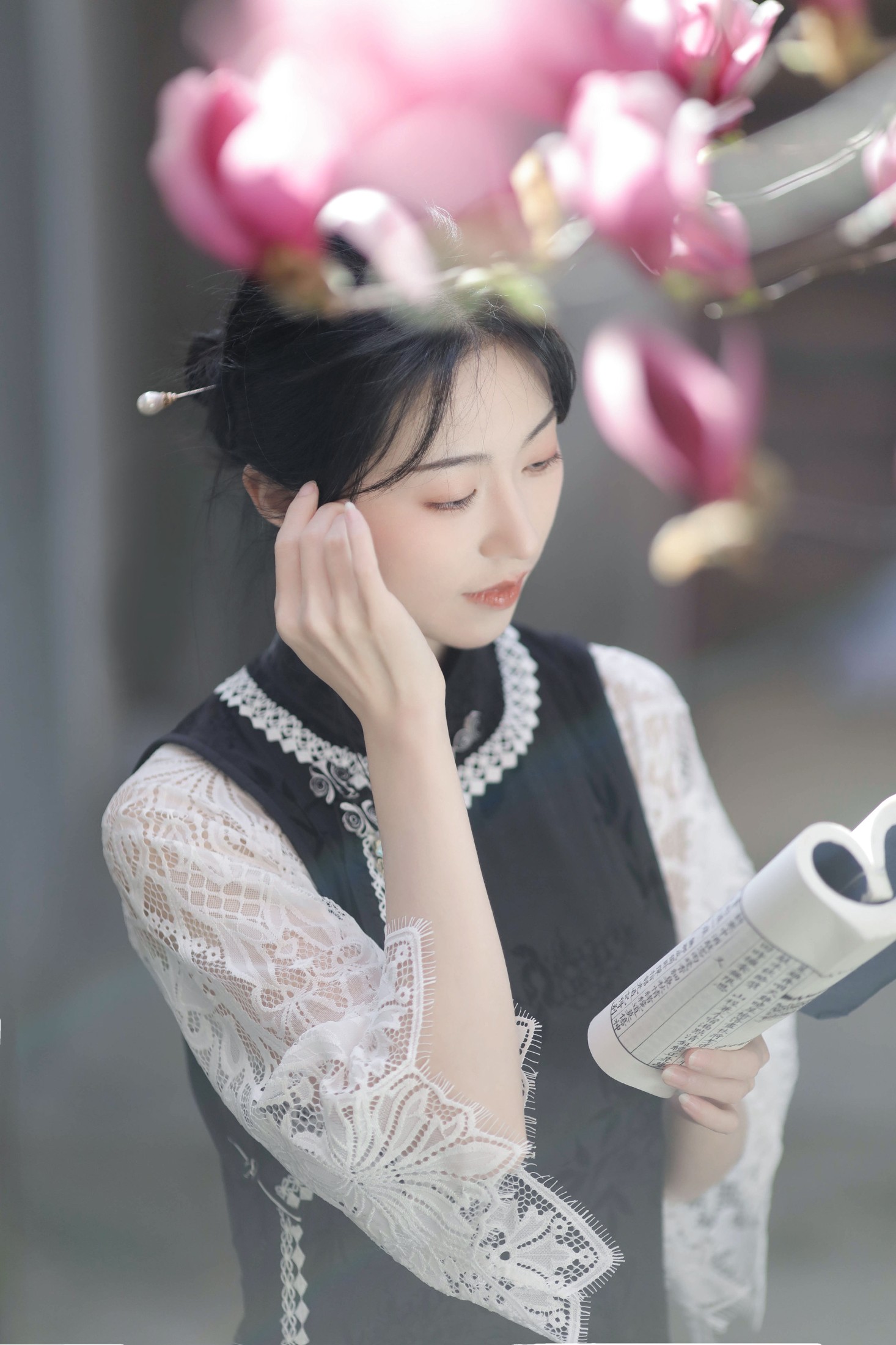 图片[5] - 粉面姑娘 - 《玉兰花》[27P] - 机器猫次元 - 机器猫次元