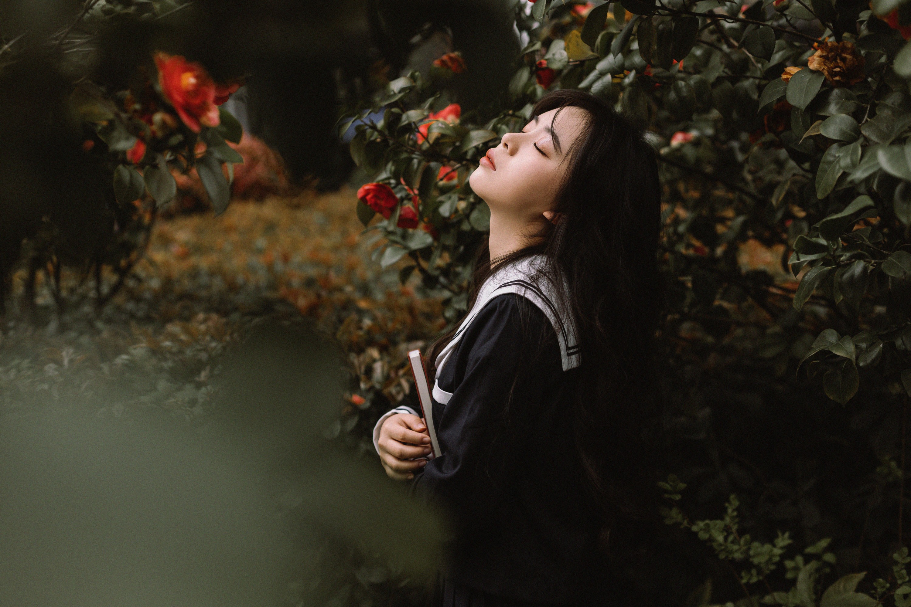 图片[7] - 是小白噢 - 《茶花树下的少女》[26P] - 机器猫次元 - 机器猫次元