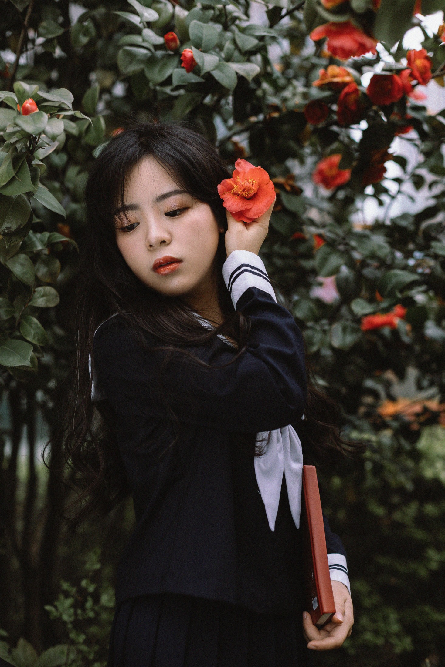 图片[4] - 是小白噢 - 《茶花树下的少女》[26P] - 机器猫次元 - 机器猫次元