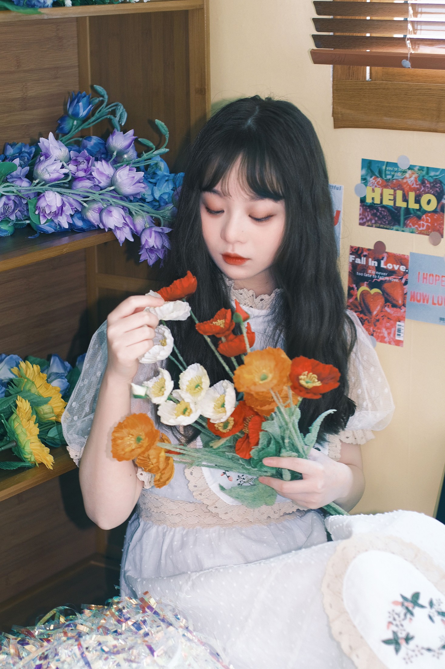 图片[5] - 林野昭昭 - 《被鲜花包围的浪漫》[20P] - 机器猫次元 - 机器猫次元