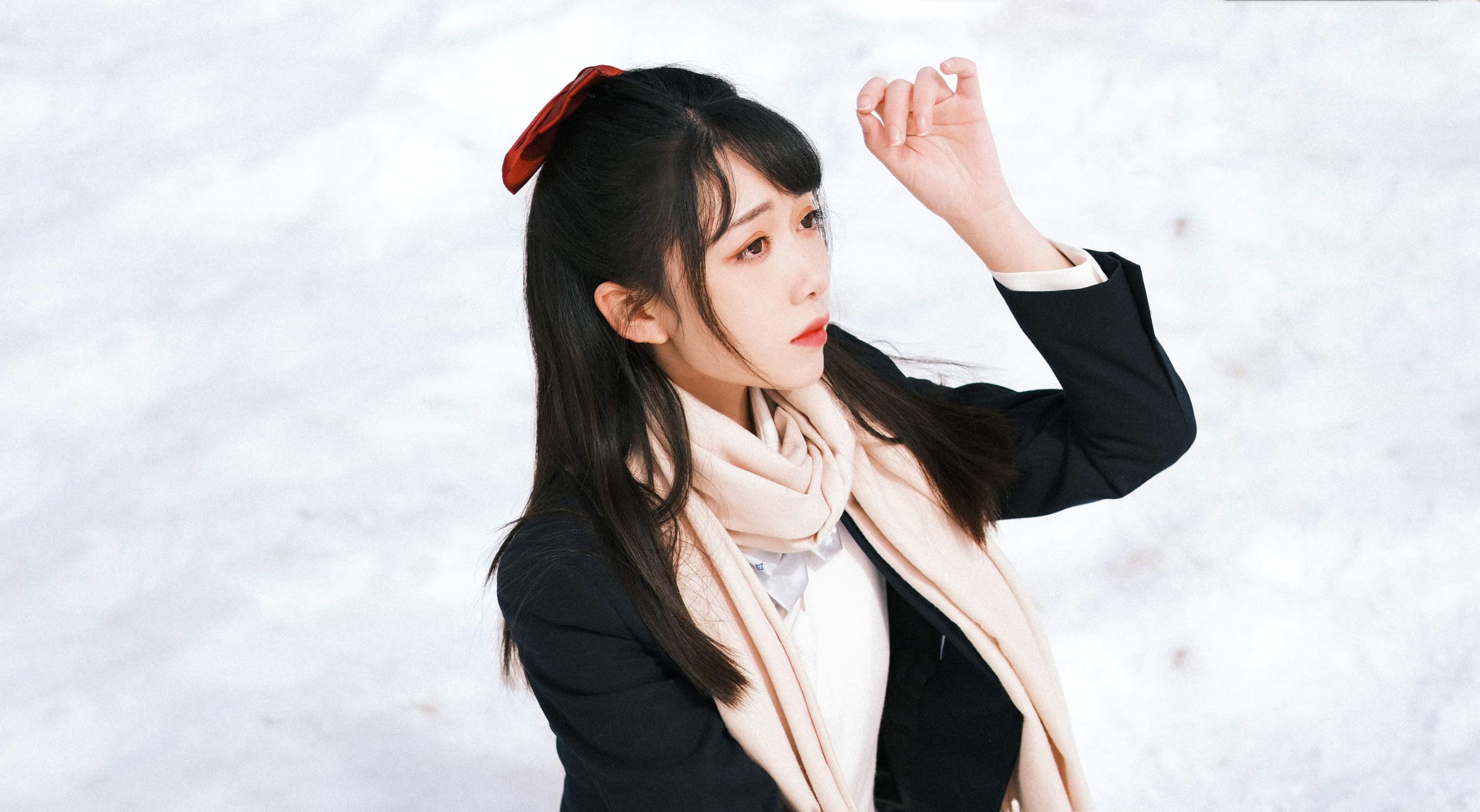 图片[6] - 小风加载中 - 《日系少女雪景写真》[24P] - 机器猫次元 - 机器猫次元