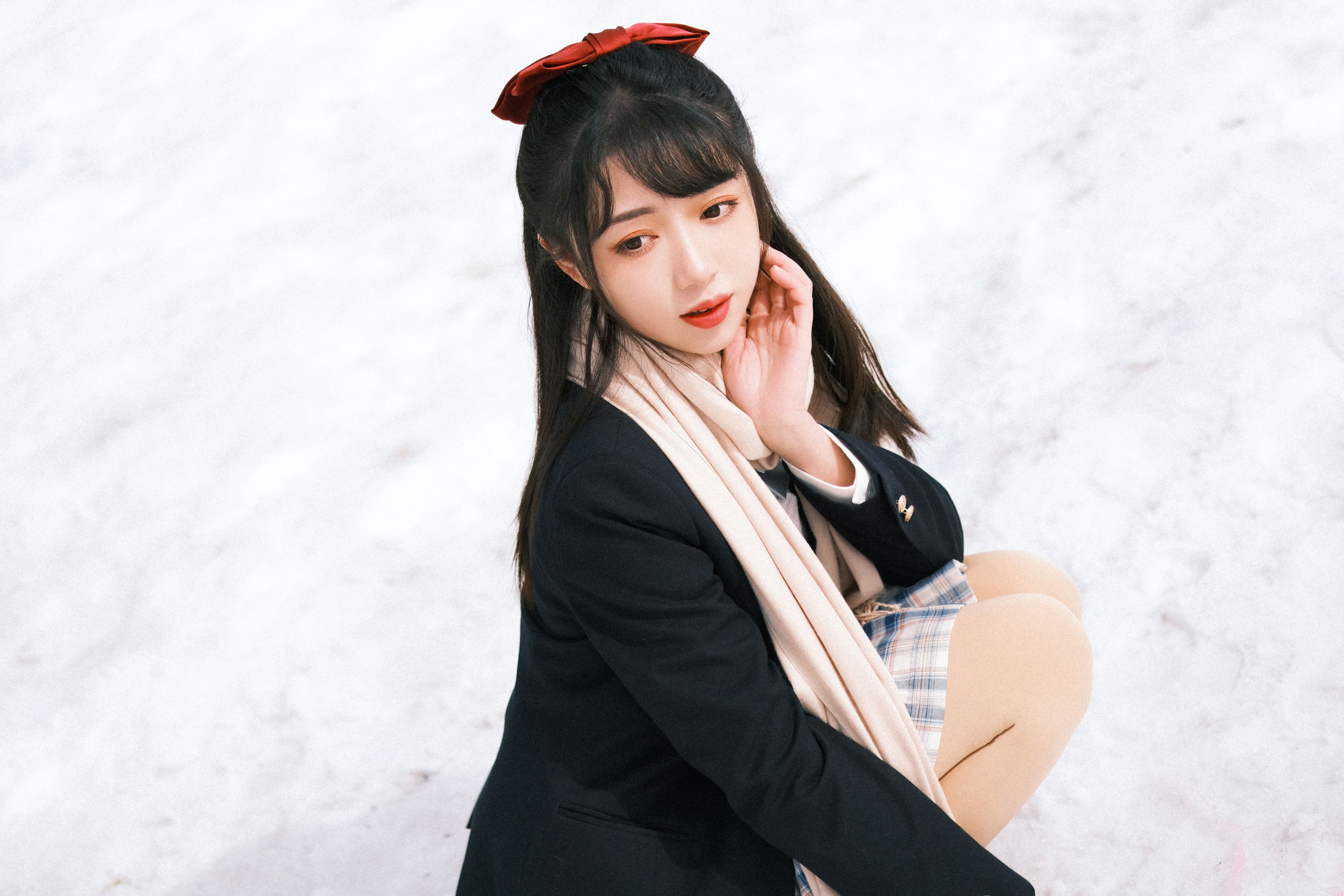 图片[7] - 小风加载中 - 《日系少女雪景写真》[24P] - 机器猫次元 - 机器猫次元