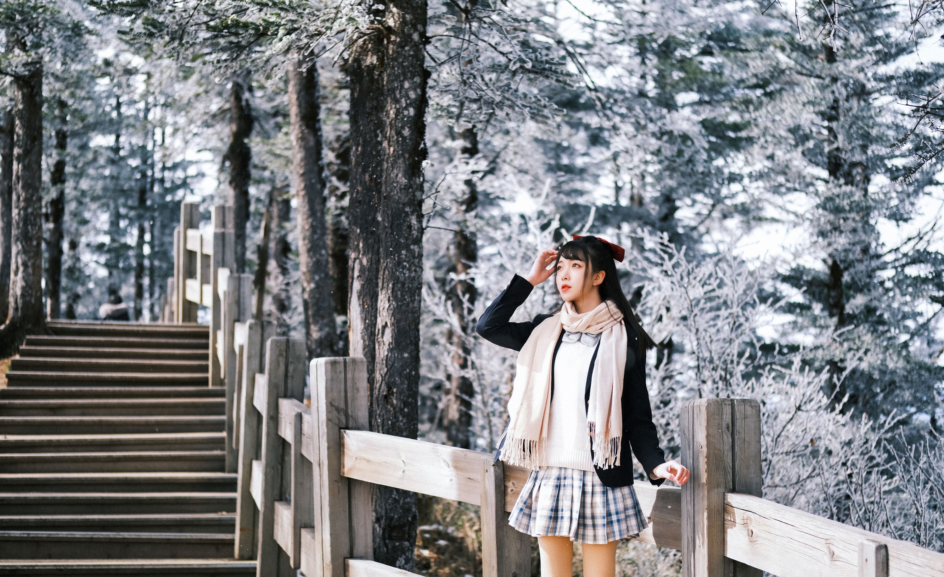 图片[4] - 小风加载中 - 《日系少女雪景写真》[24P] - 机器猫次元 - 机器猫次元