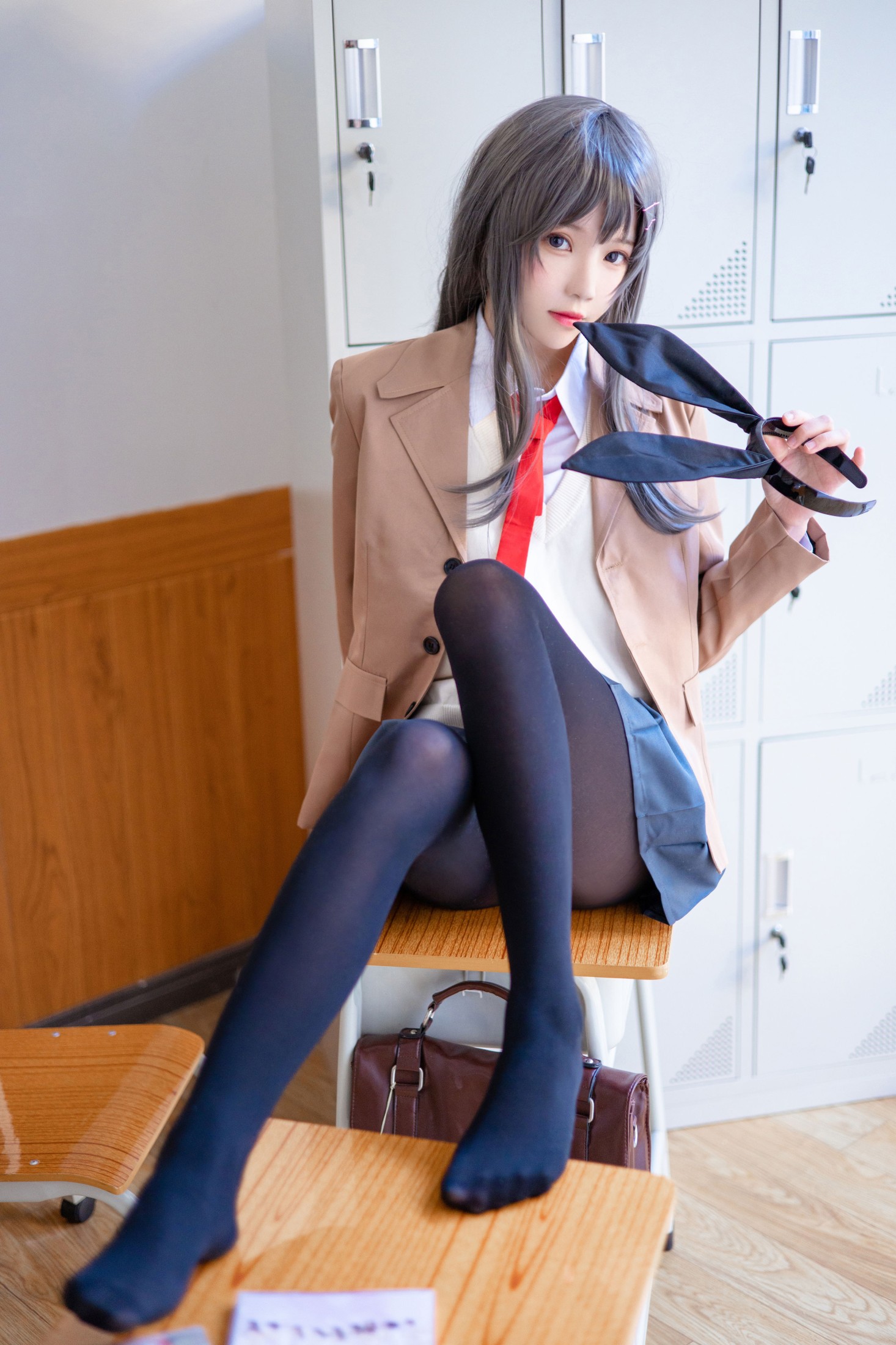 图片[7] - 桜桃喵 - 《麻衣学姐制服cosplay 》[22P] - 机器猫次元 - 机器猫次元