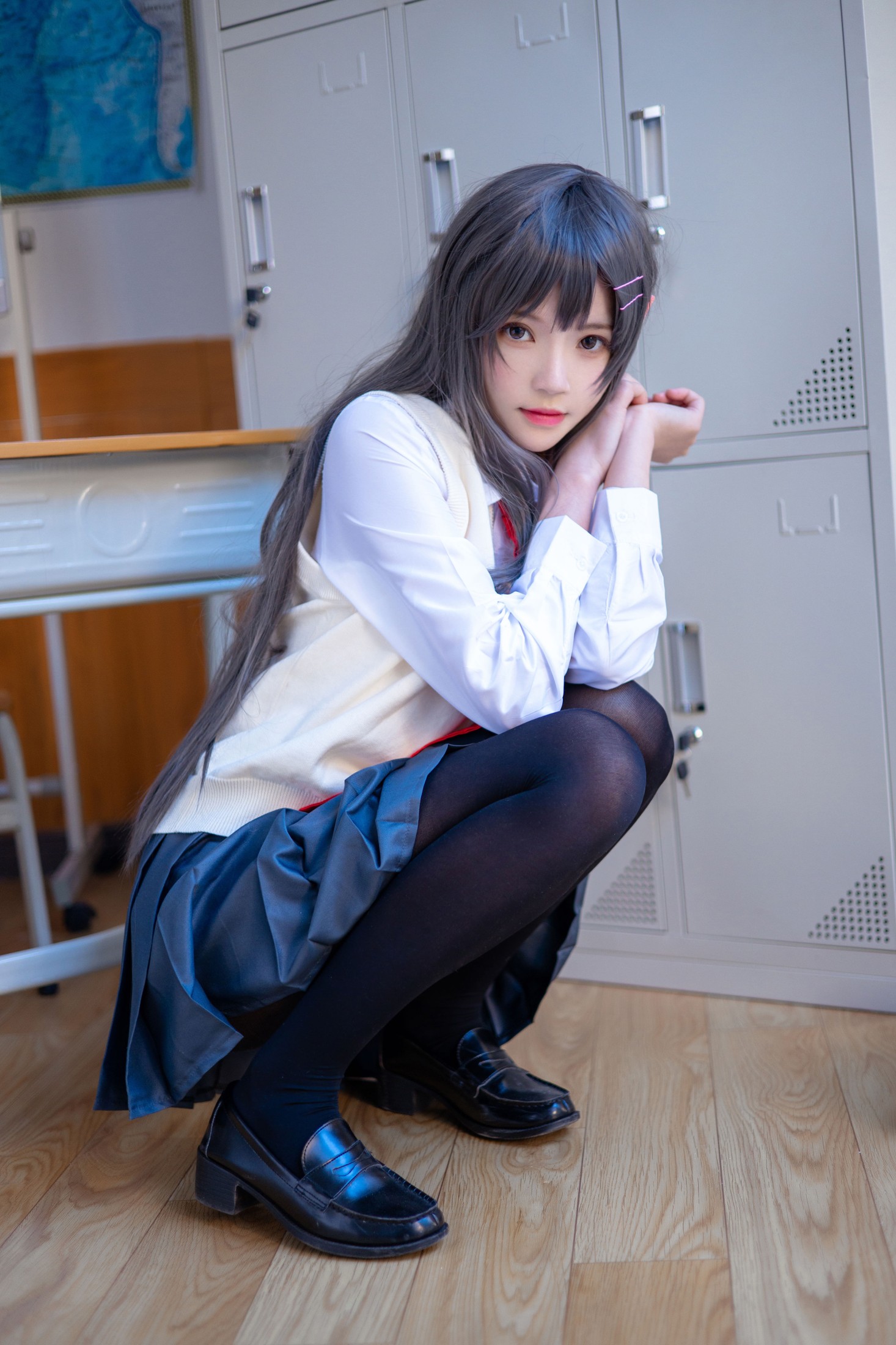 图片[3] - 桜桃喵 - 《麻衣学姐制服cosplay 》[22P] - 机器猫次元 - 机器猫次元