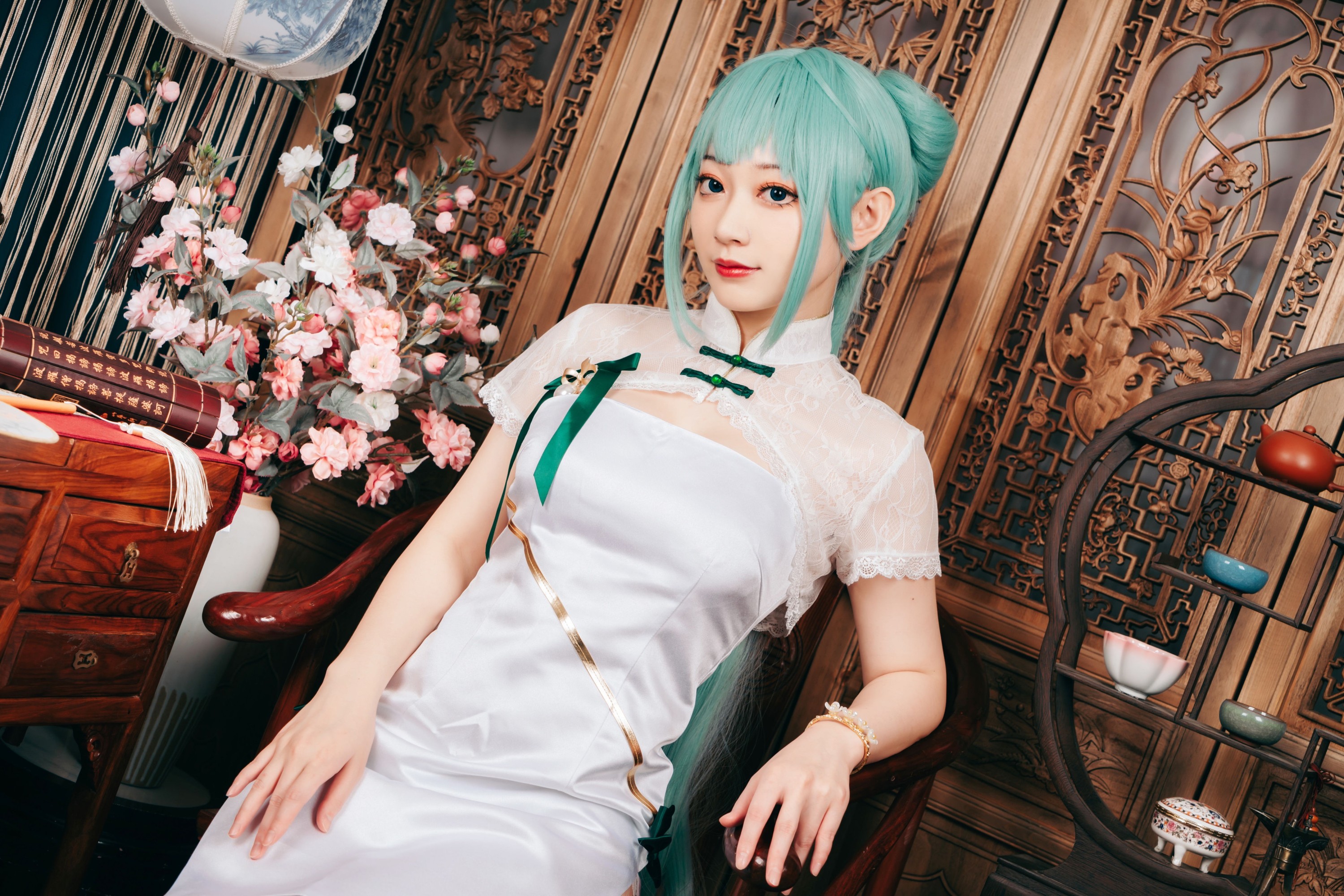 图片[5] - 桃墨公子x - 《初音旗袍》[40P] - 机器猫次元 - 机器猫次元