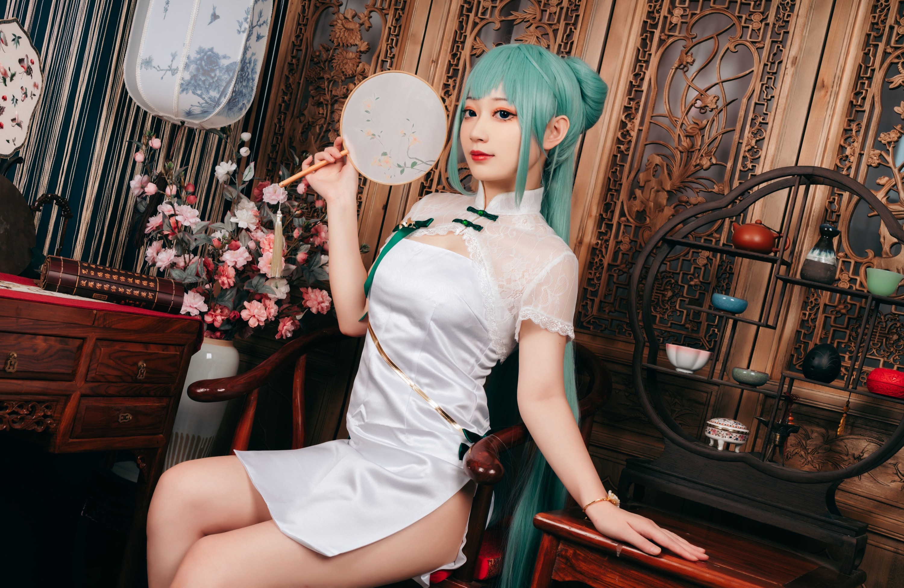图片[8] - 桃墨公子x - 《初音旗袍》[40P] - 机器猫次元 - 机器猫次元