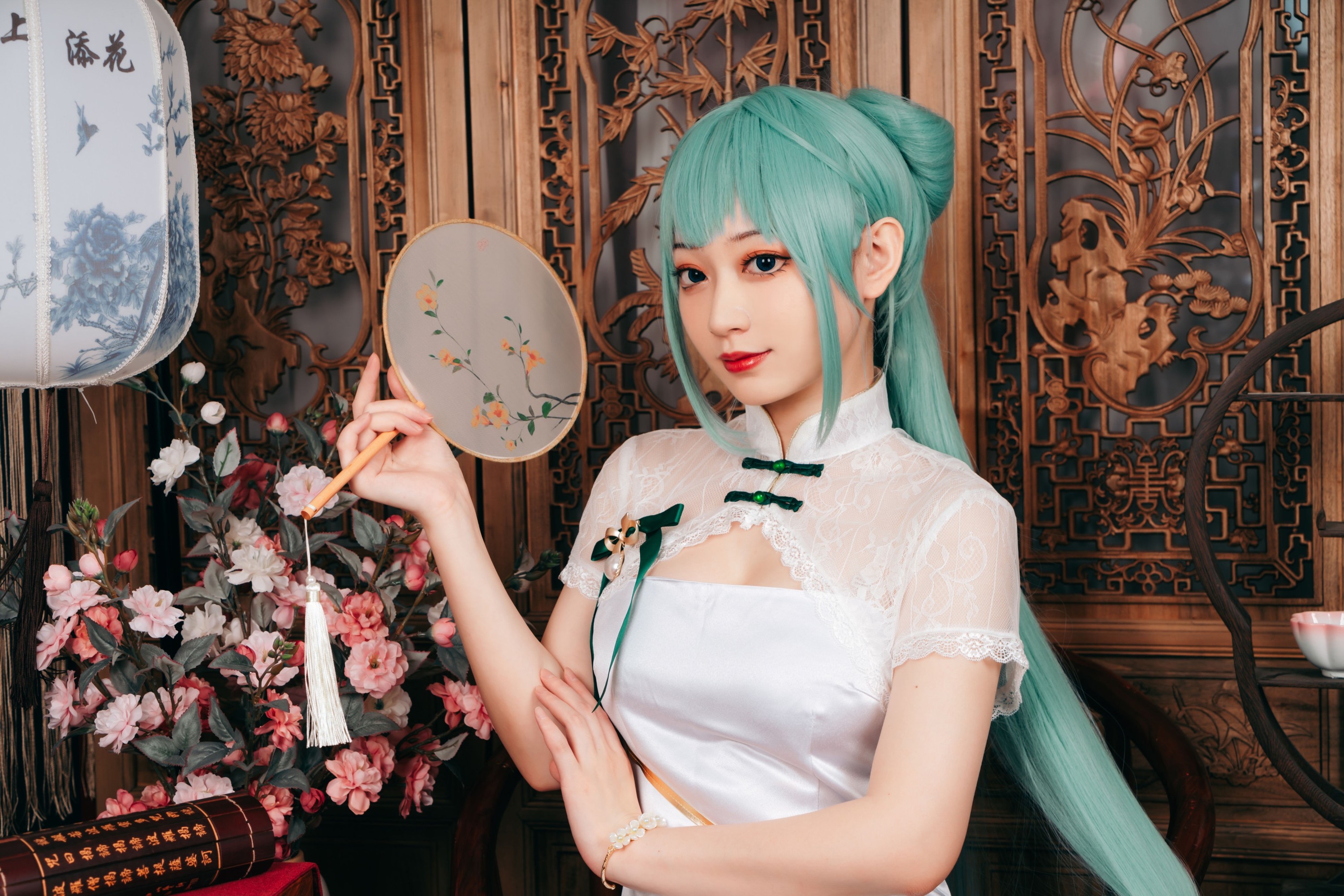 图片[3] - 桃墨公子x - 《初音旗袍》[40P] - 机器猫次元 - 机器猫次元