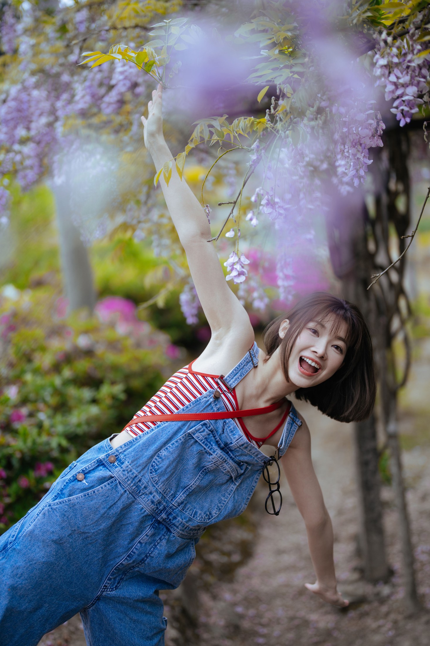 图片[4] - 七七 - 《紫藤花开，日系甜妹》[65P] - 机器猫次元 - 机器猫次元