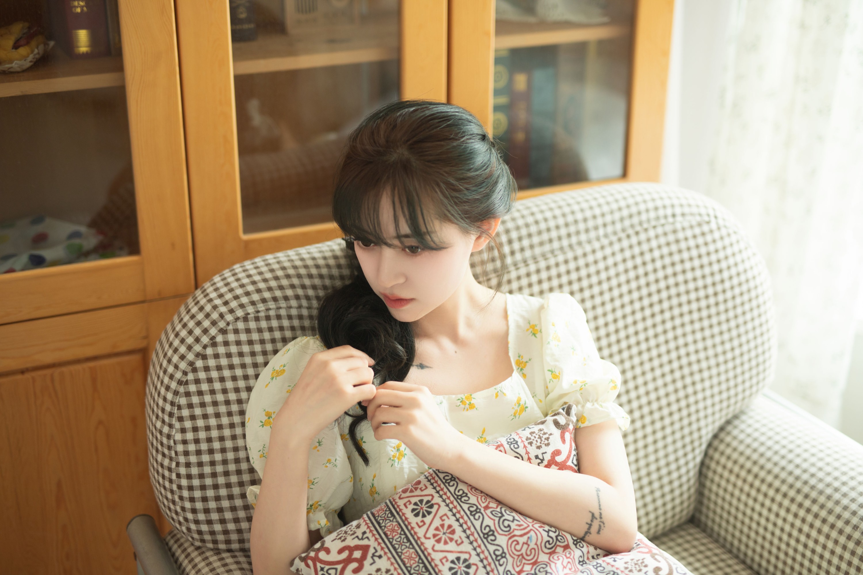 图片[7] - 壹萱- 《碎花裙》[31P] - 机器猫次元 - 机器猫次元