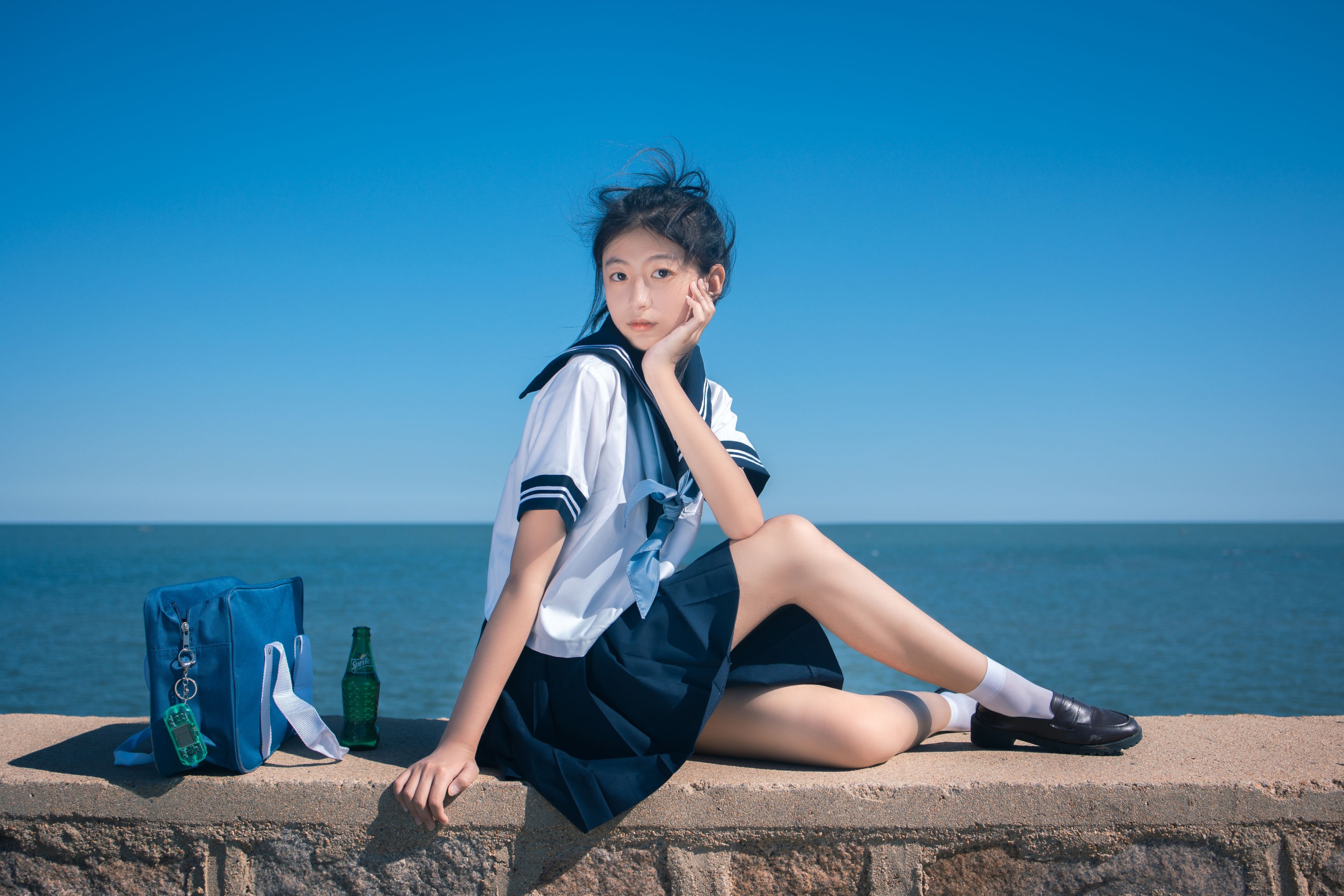 图片[6] - 刺球老兮 - 《海边JK》[22P] - 机器猫次元 - 机器猫次元