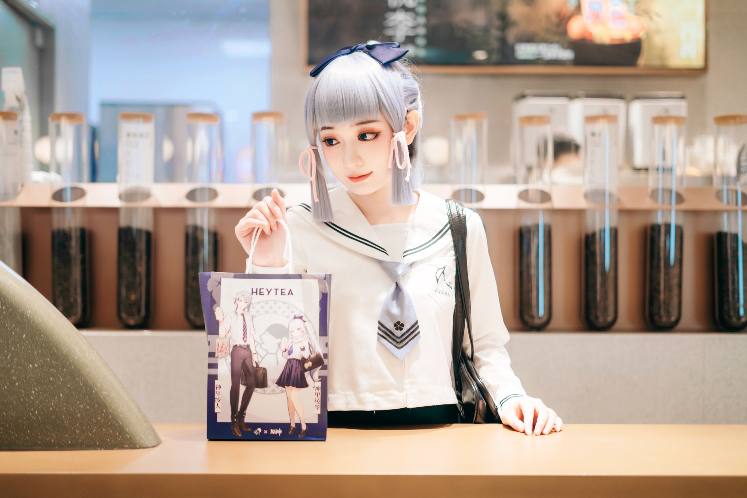 图片[3] - 桃墨公子x - 《神里绫华JK制服》[23P] - 机器猫次元 - 机器猫次元