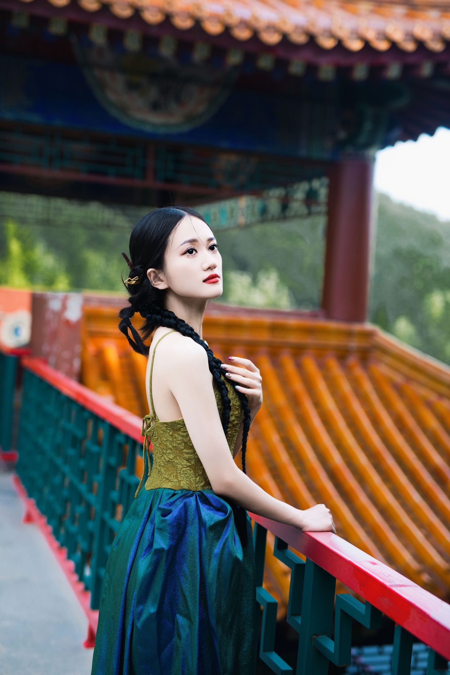 图片[3] - 文文 - 《新中式礼服游园》[23P] - 机器猫次元 - 机器猫次元