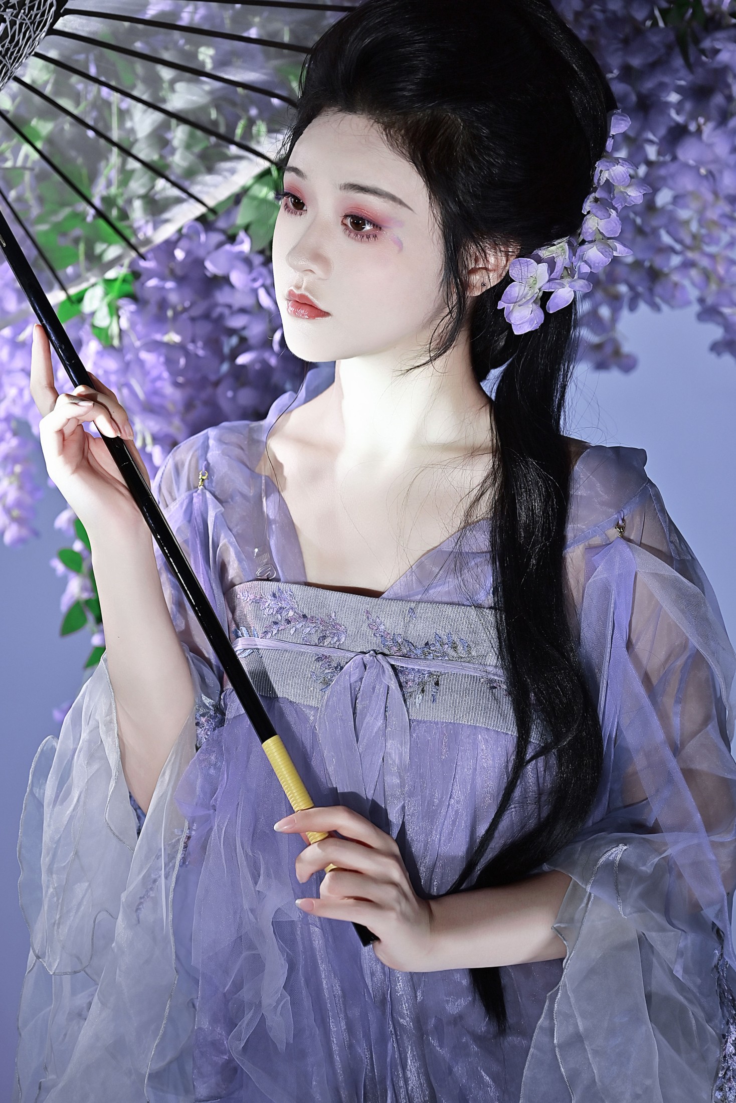 图片[6] - 神赐杏杏 - 《紫藤少女》[22P] - 机器猫次元 - 机器猫次元