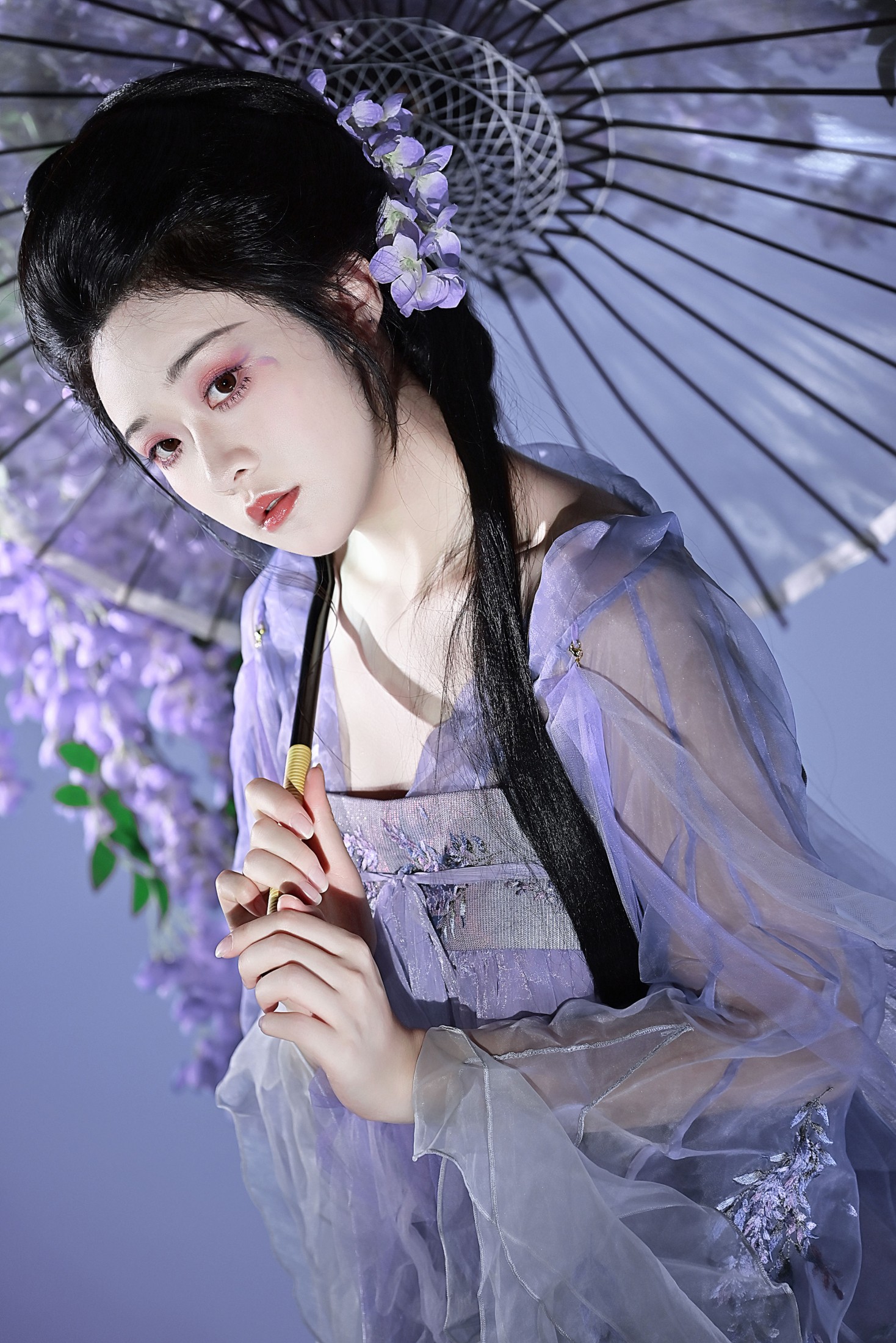 图片[5] - 神赐杏杏 - 《紫藤少女》[22P] - 机器猫次元 - 机器猫次元