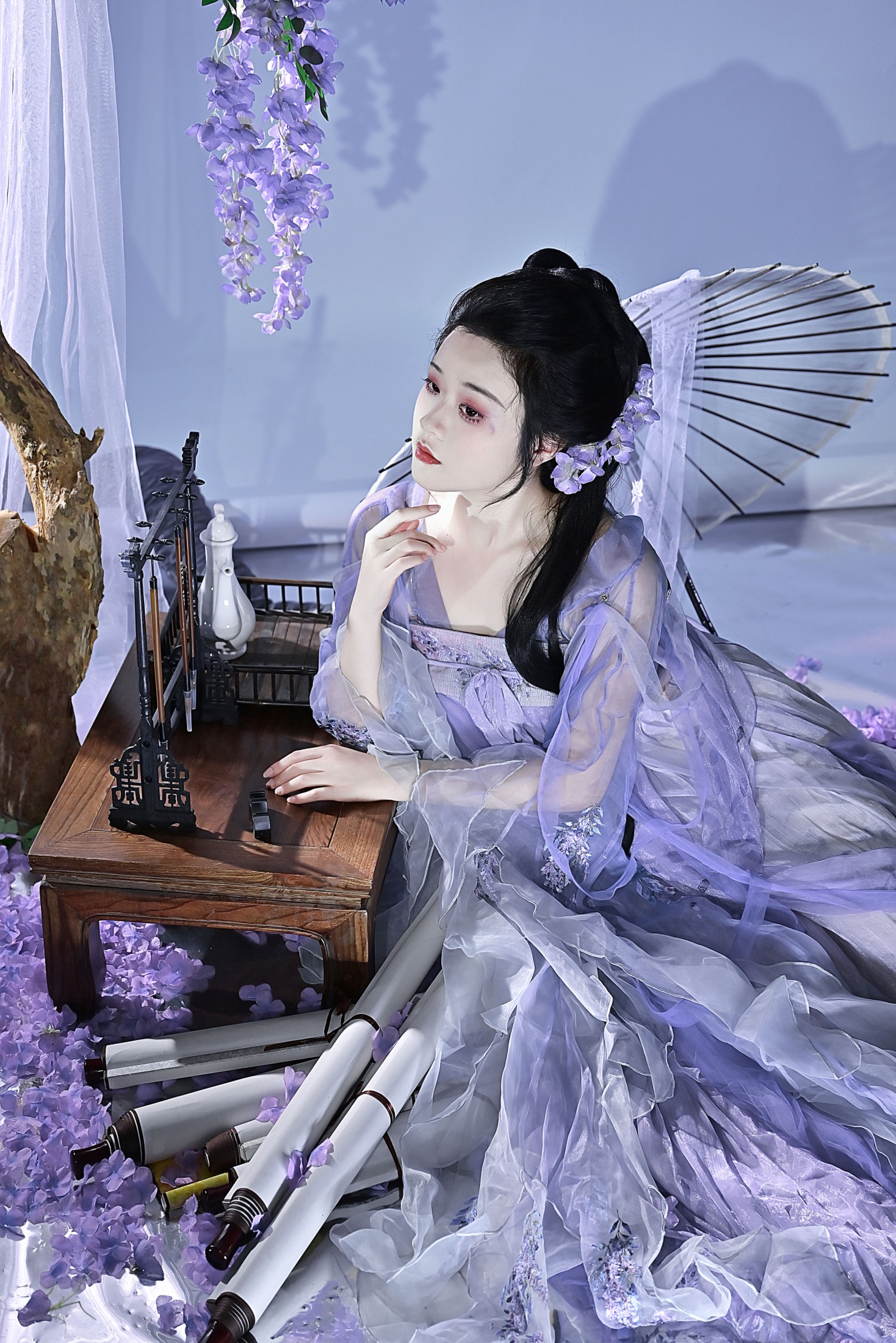 图片[7] - 神赐杏杏 - 《紫藤少女》[22P] - 机器猫次元 - 机器猫次元