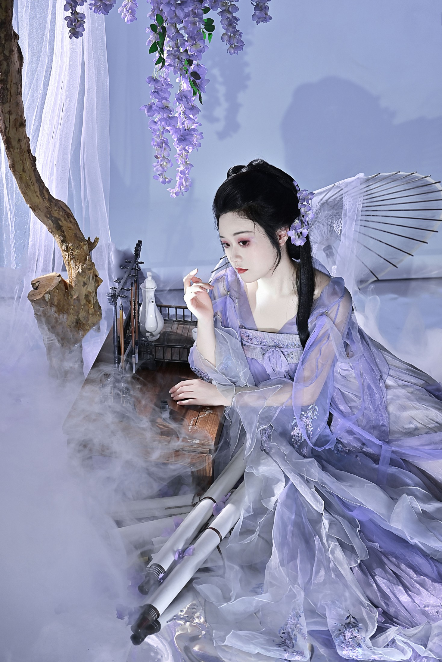 图片[8] - 神赐杏杏 - 《紫藤少女》[22P] - 机器猫次元 - 机器猫次元
