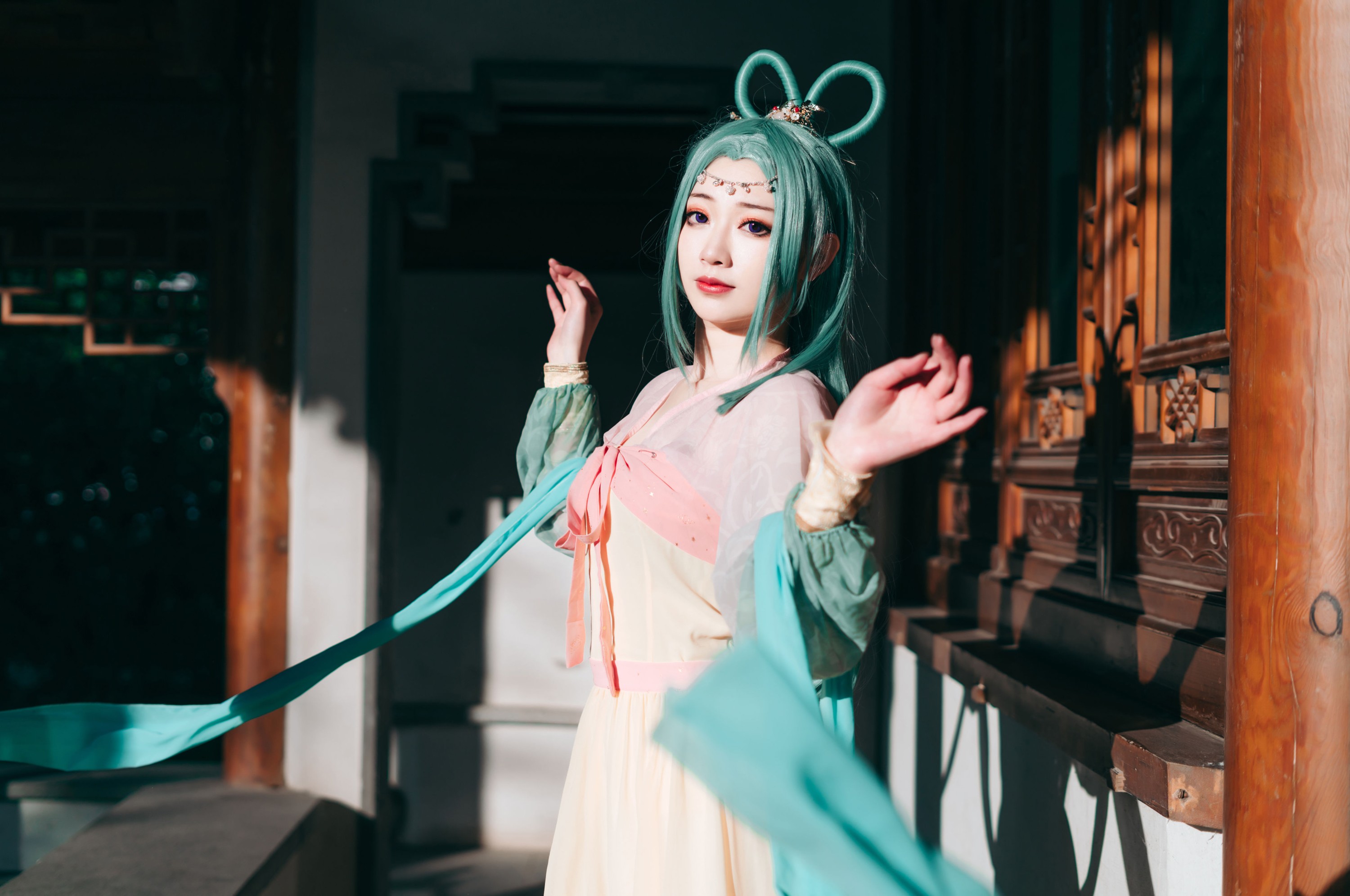 图片[4] - 桃墨公子x - 《蓝兔宫装拟人》[22P] - 机器猫次元 - 机器猫次元