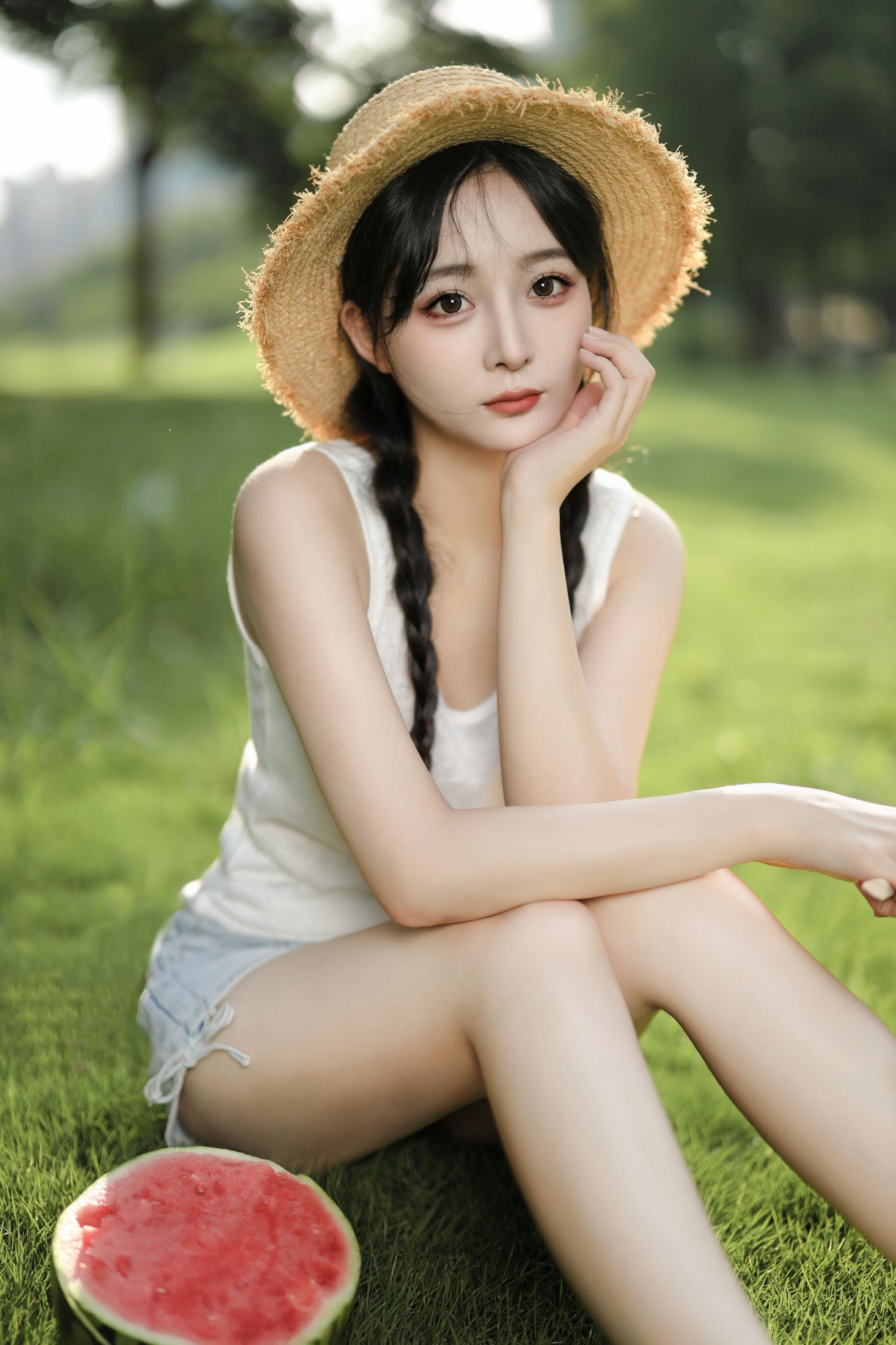 图片[8] - 我是小岁岁 - 《夏日西瓜》[22P] - 机器猫次元 - 机器猫次元