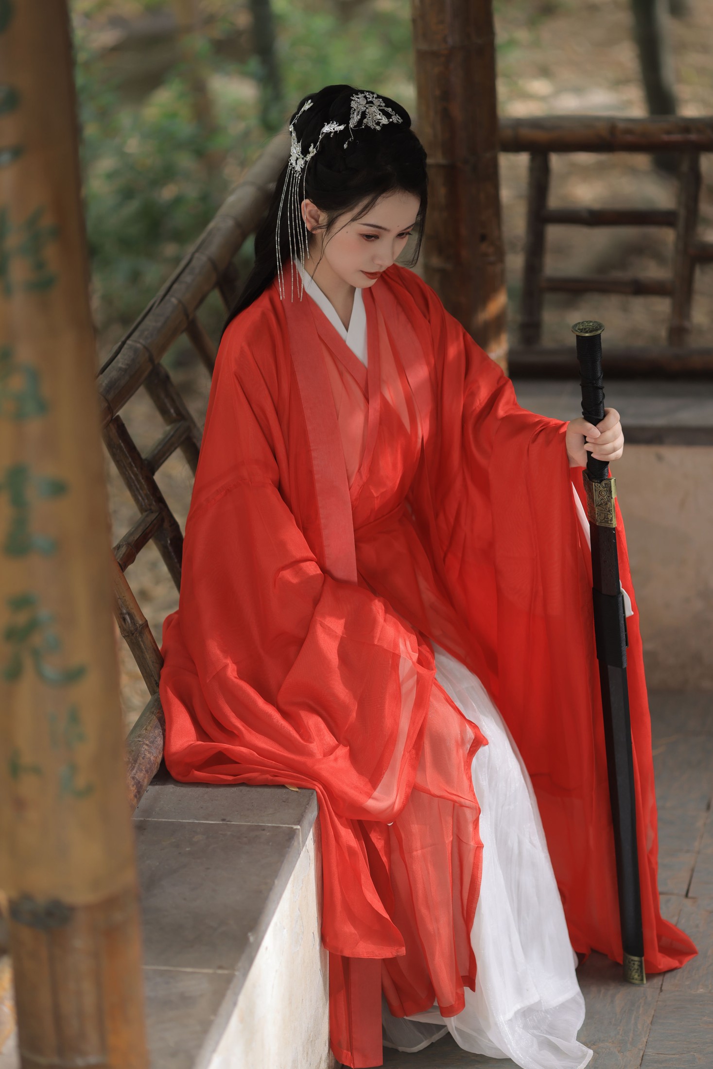 图片[7] - 言小七 - 《红衣女子》[29P] - 机器猫次元 - 机器猫次元