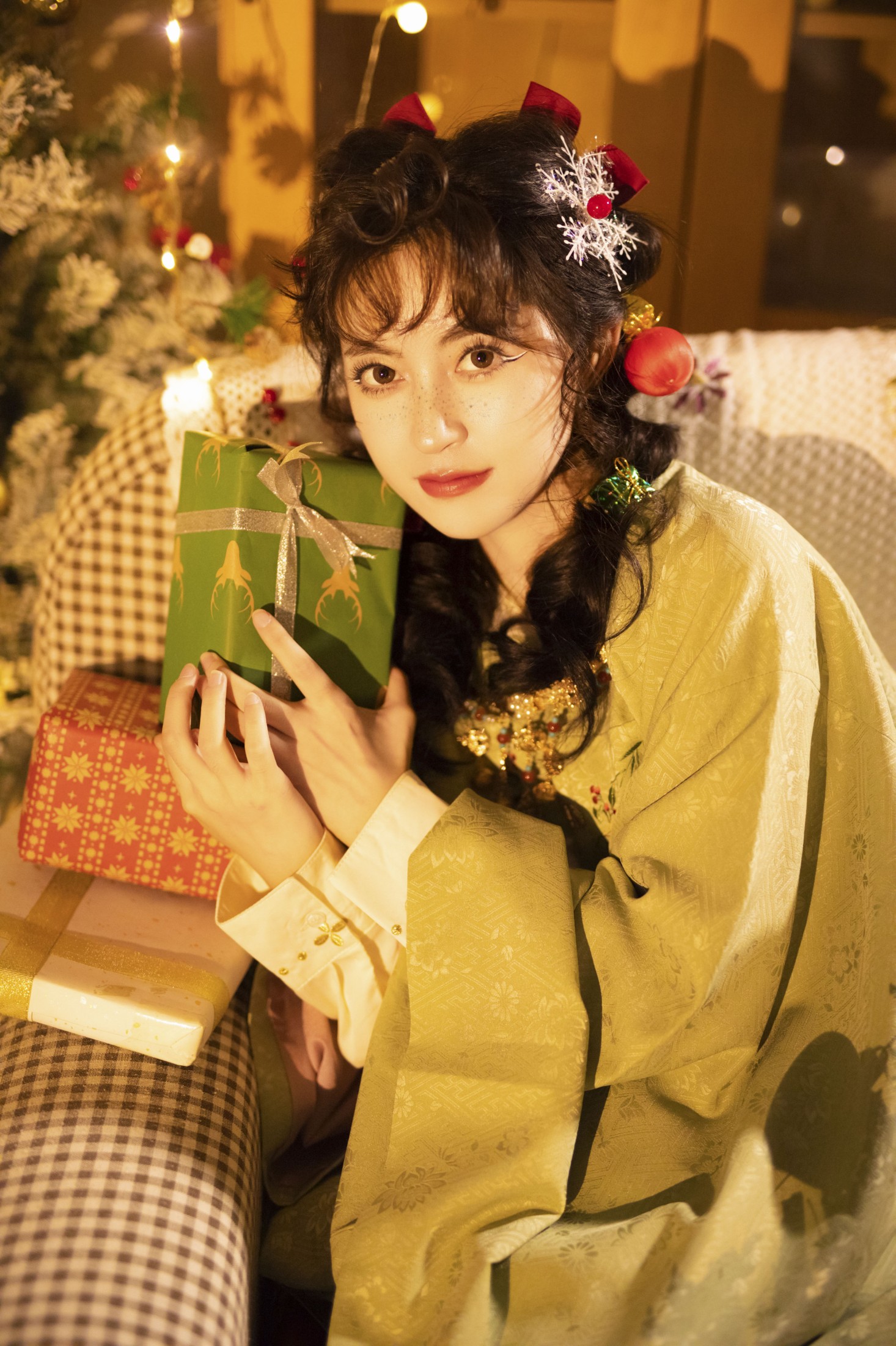 图片[5] - 壹萱- 《汉洋折中圣诞照》[22P] - 机器猫次元 - 机器猫次元