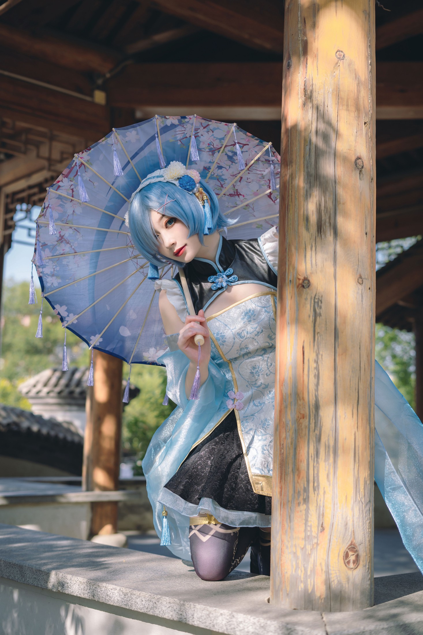 图片[6] - 桃墨公子x - 《蕾姆中华风旗袍》[31P] - 机器猫次元 - 机器猫次元