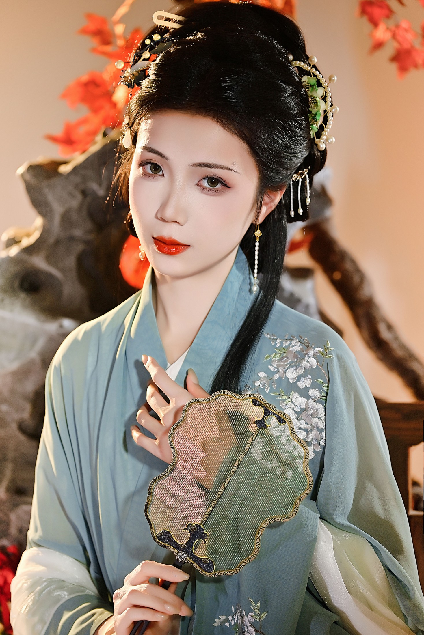 图片[4] - 珂璃 - 《枫叶仕女图》[22P] - 机器猫次元 - 机器猫次元