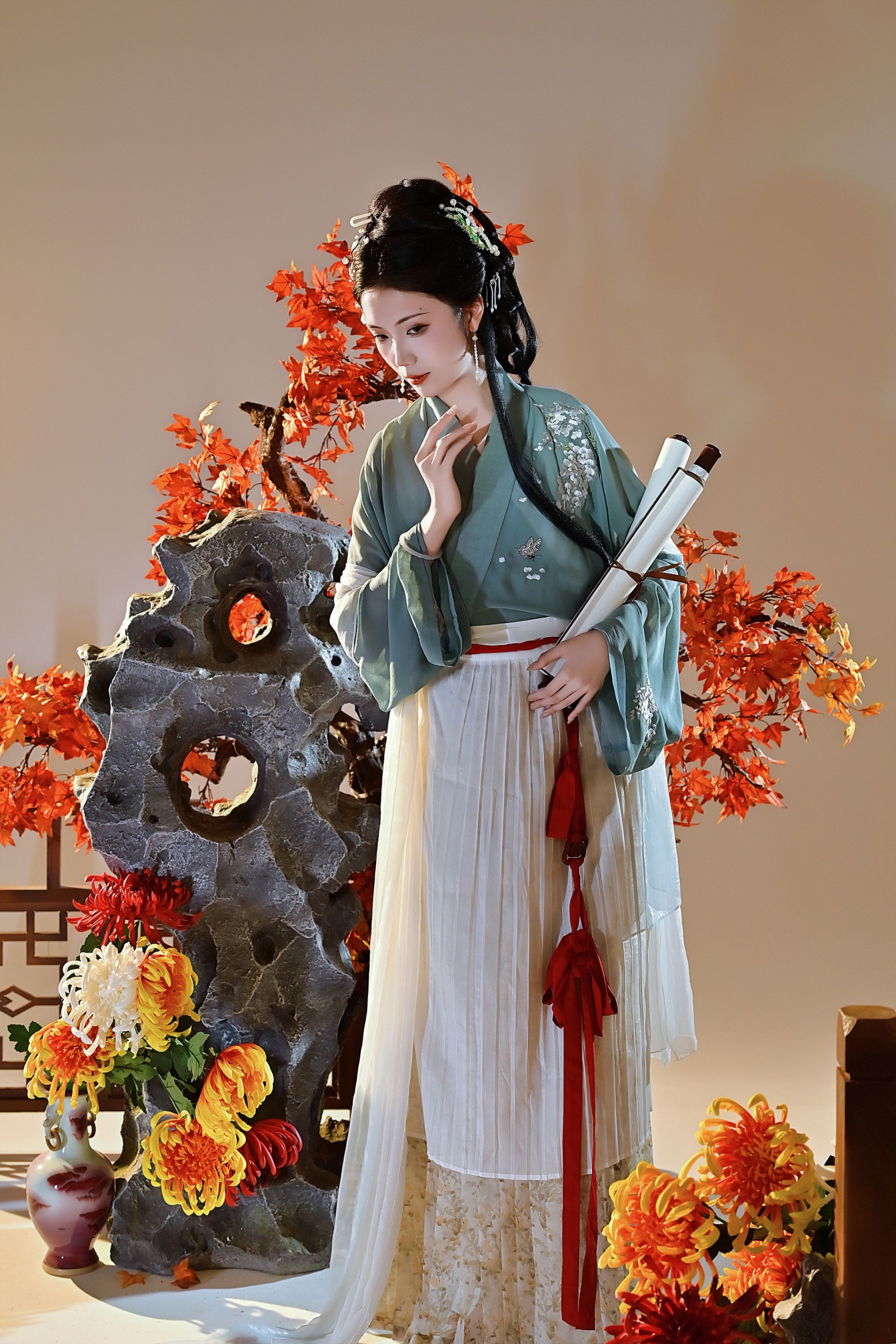 图片[5] - 珂璃 - 《枫叶仕女图》[22P] - 机器猫次元 - 机器猫次元