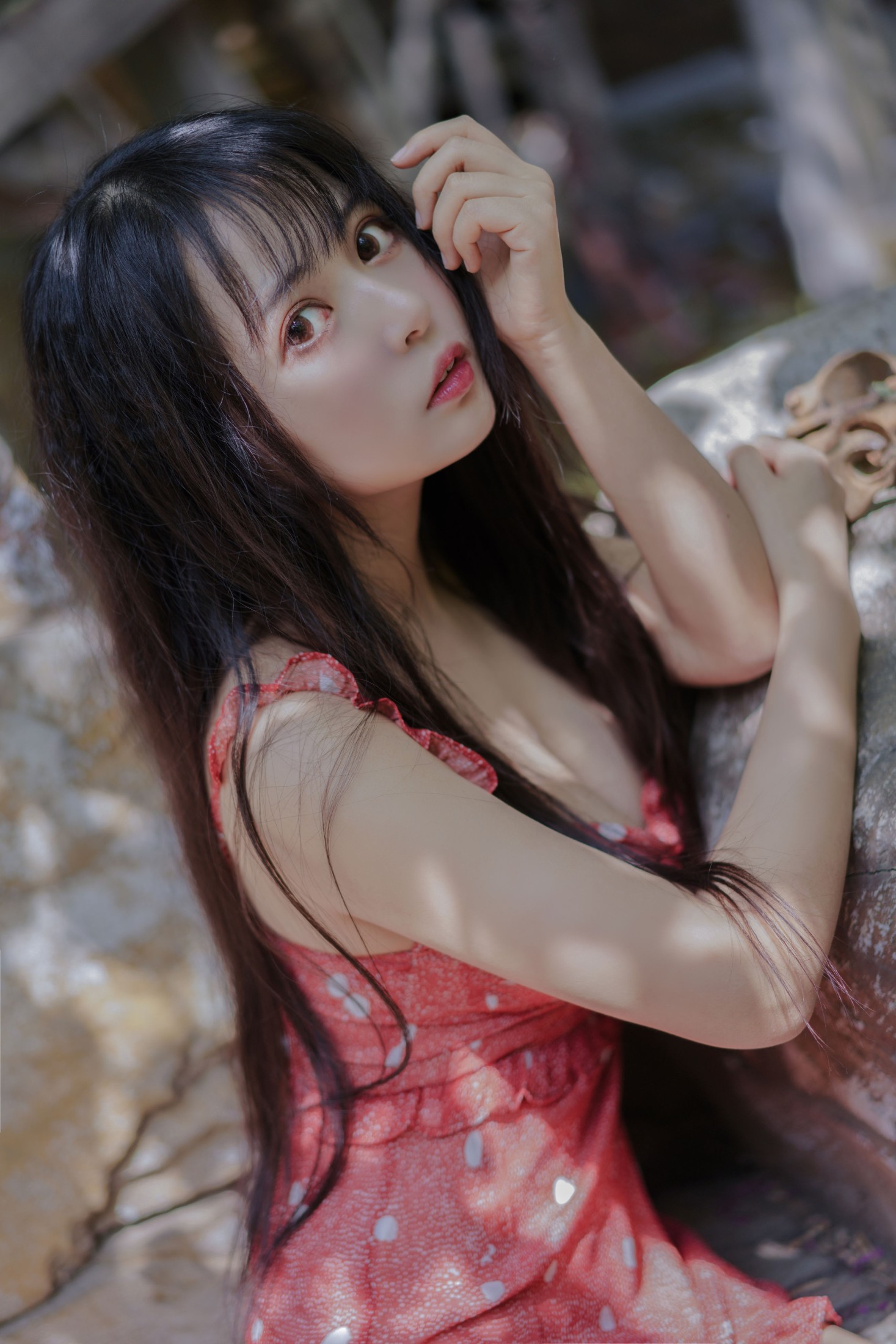 图片[6] - 黑猫猫OvO - 《红裙女孩》[22P] - 机器猫次元 - 机器猫次元