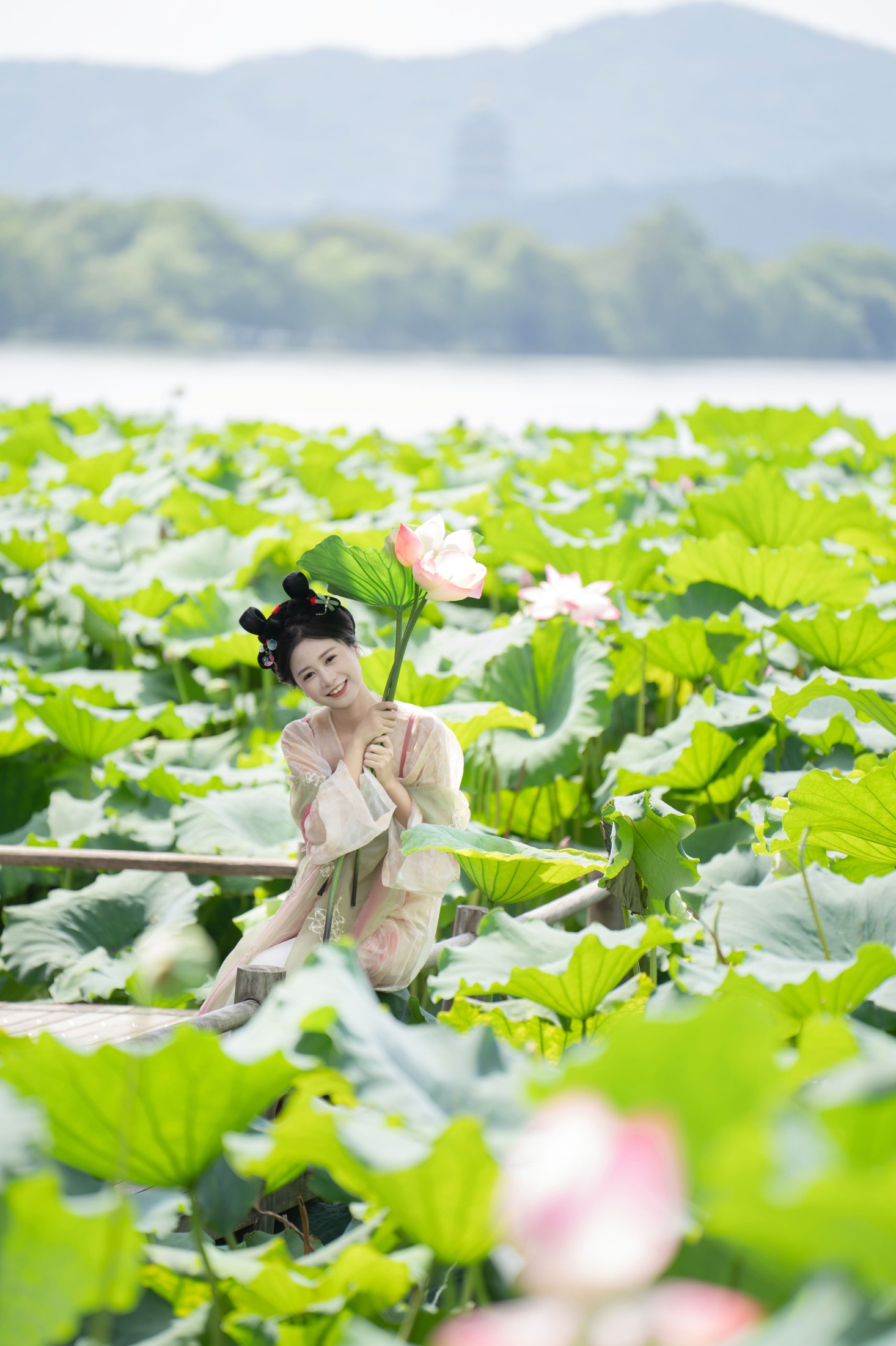 图片[4] - 橙子舒 - 《夏日限定荷花少女》[22P] - 机器猫次元 - 机器猫次元