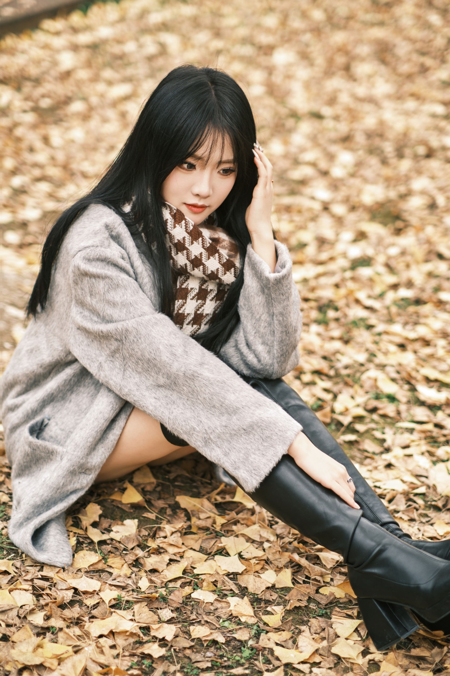 图片[3] - 小猫 - 《银杏人像》[25P] - 机器猫次元 - 机器猫次元