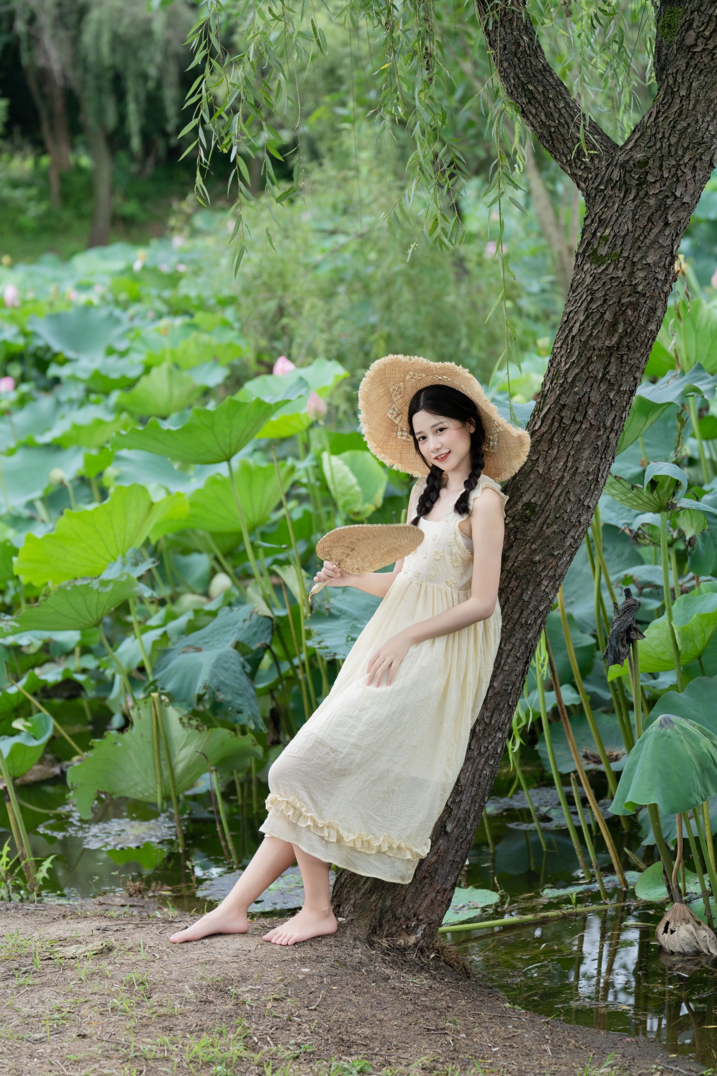 图片[3] - 橙子舒 - 《炎炎夏日 荷花少女》[24P] - 机器猫次元 - 机器猫次元