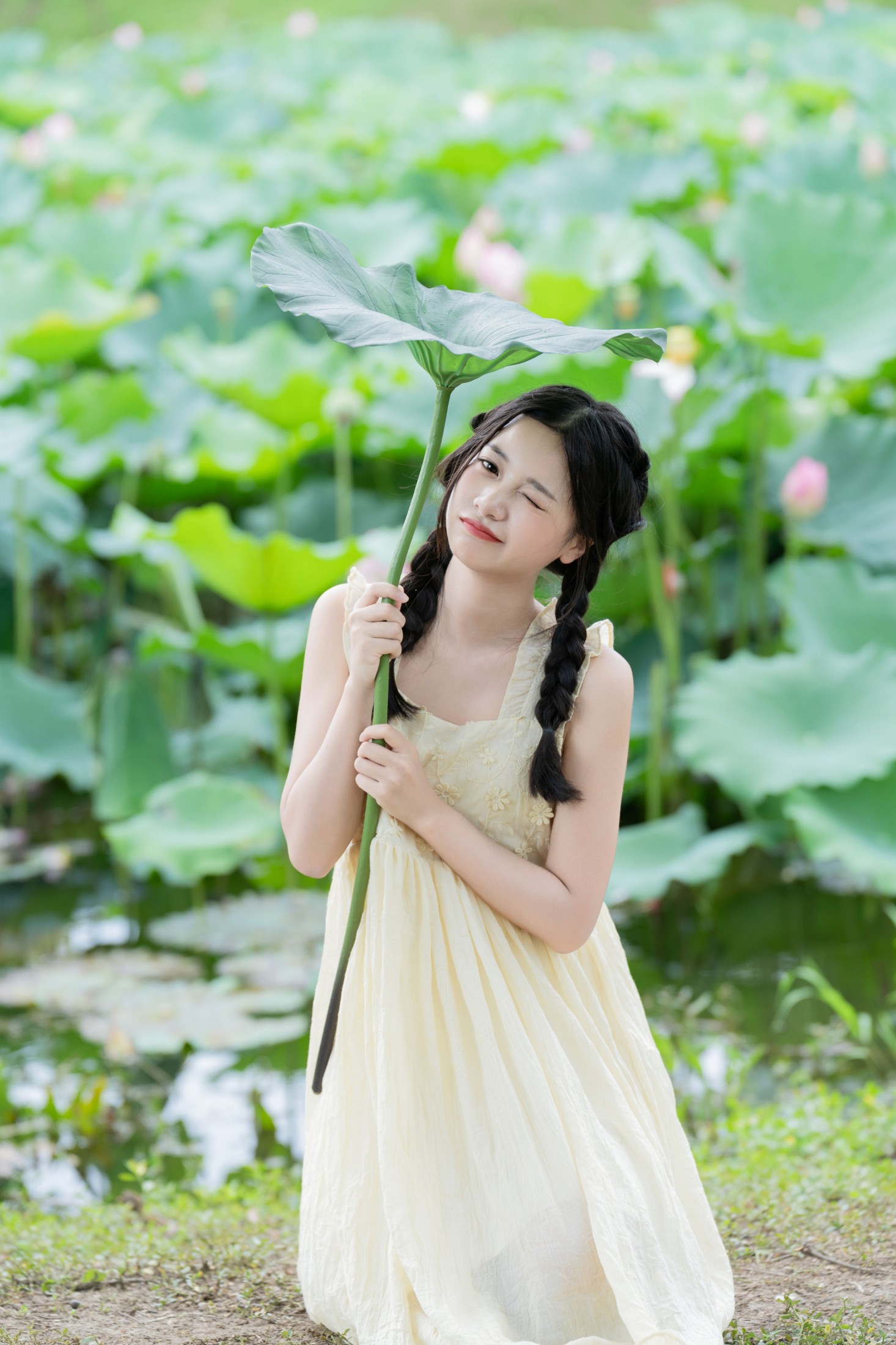 图片[5] - 橙子舒 - 《炎炎夏日 荷花少女》[24P] - 机器猫次元 - 机器猫次元