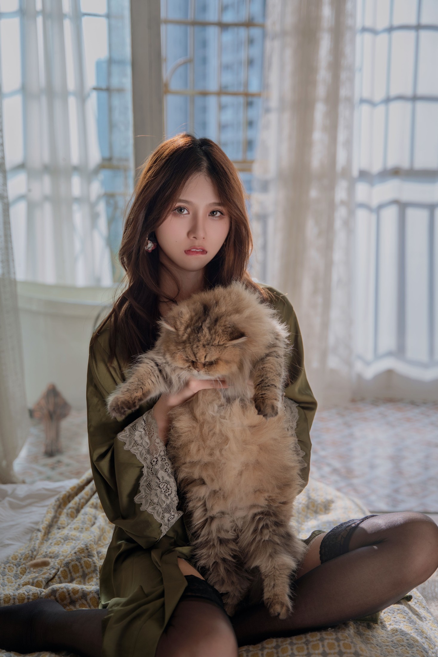 图片[3] - Gaia - 《慵懒风绿裙》[28P] - 机器猫次元 - 机器猫次元