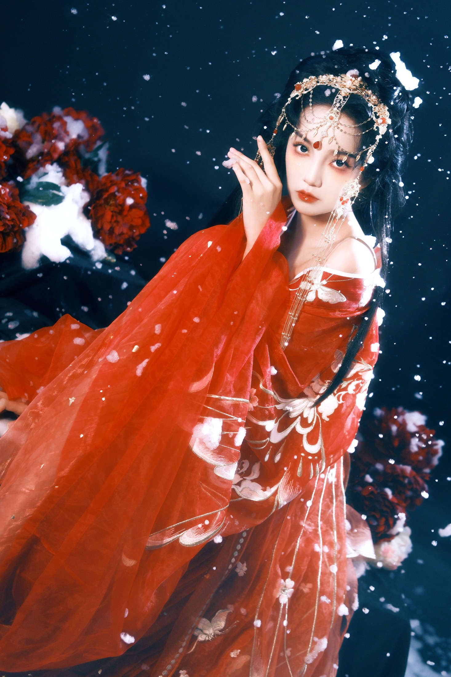 图片[4] - 郭美林子 - 《雪中红衣》[21P] - 机器猫次元 - 机器猫次元