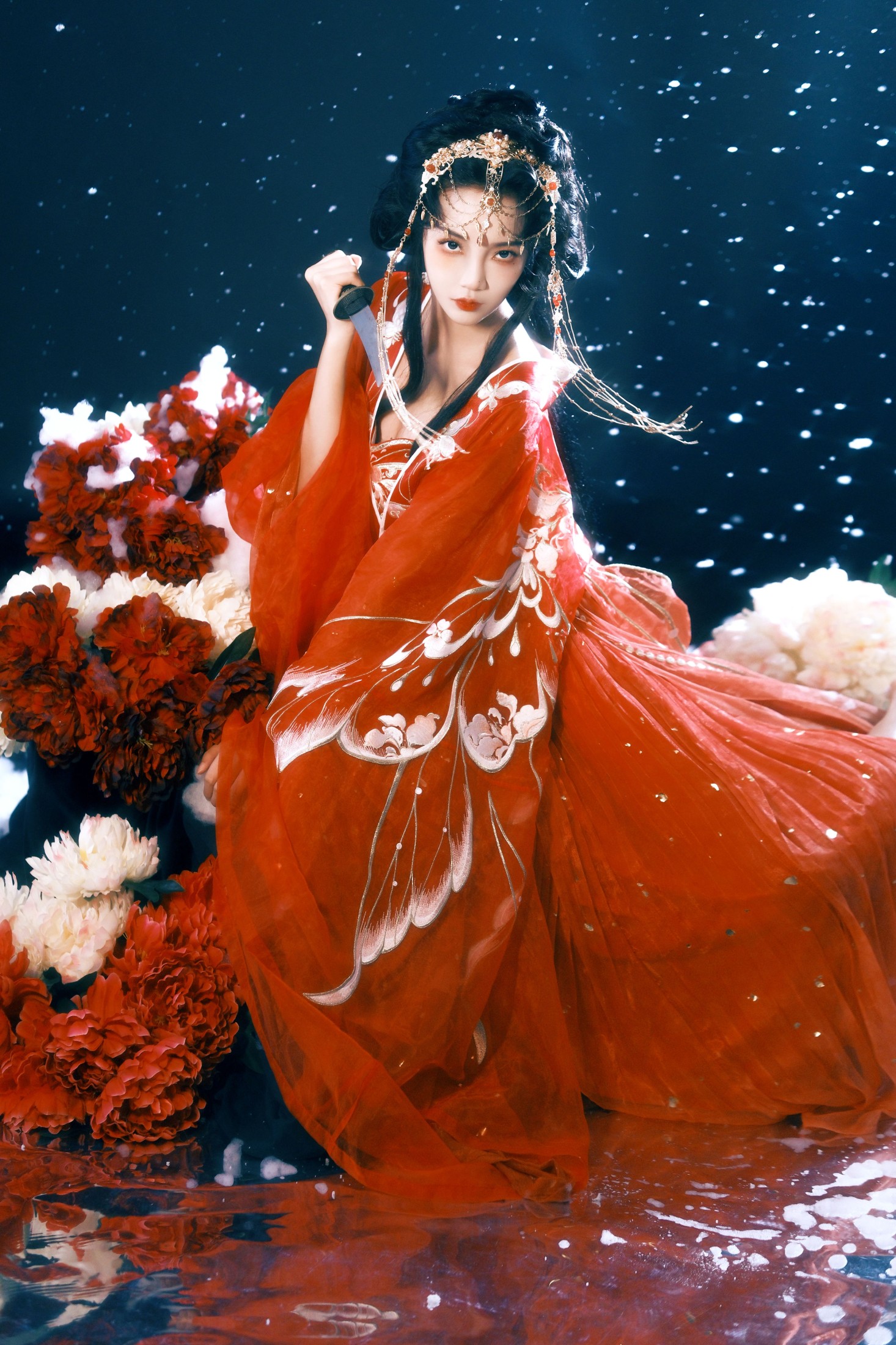 图片[3] - 郭美林子 - 《雪中红衣》[21P] - 机器猫次元 - 机器猫次元