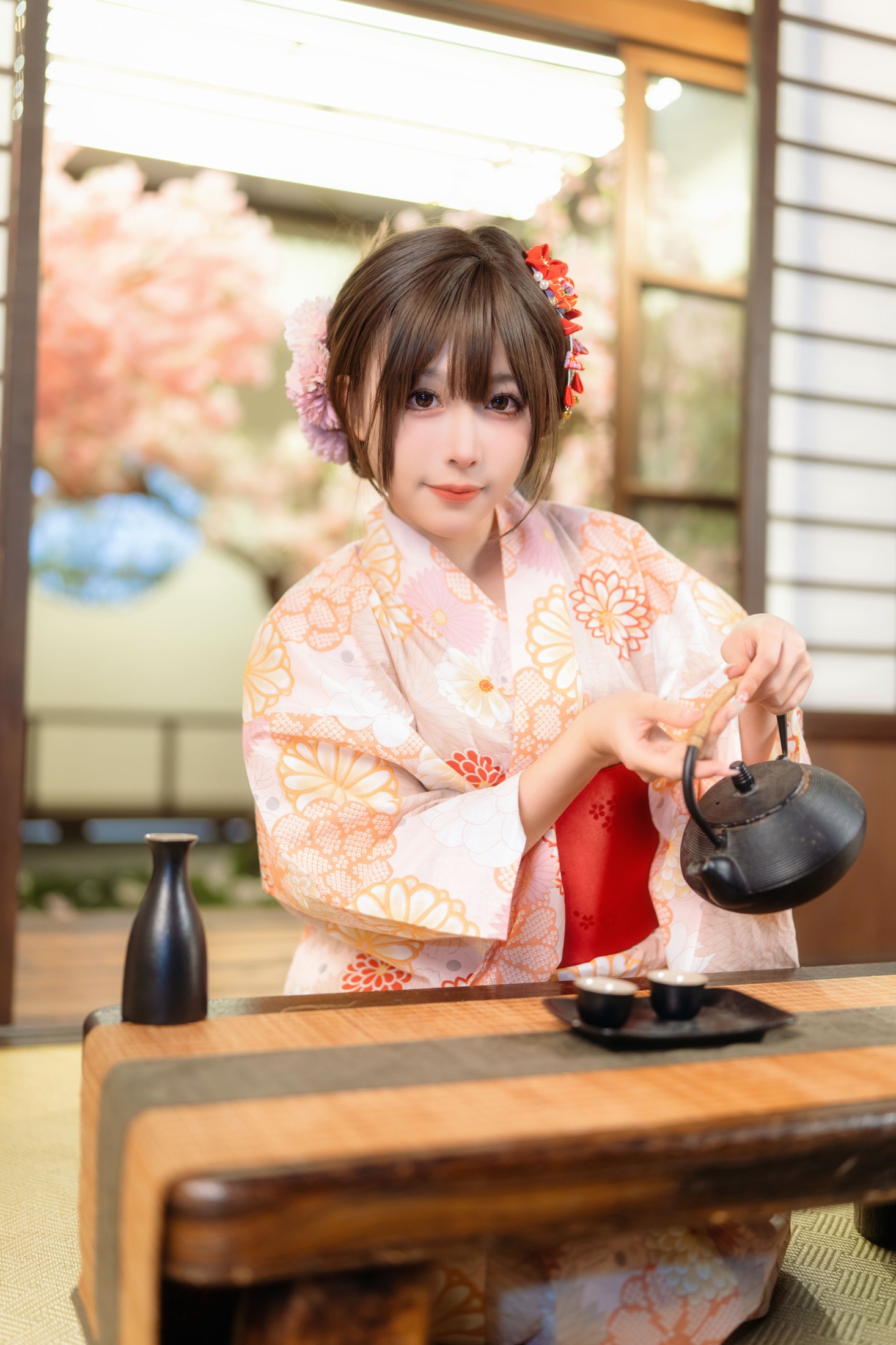 图片[5] - 葡萄可尔必思 - 《樱花庭院和风浴衣》[23P] - 机器猫次元 - 机器猫次元