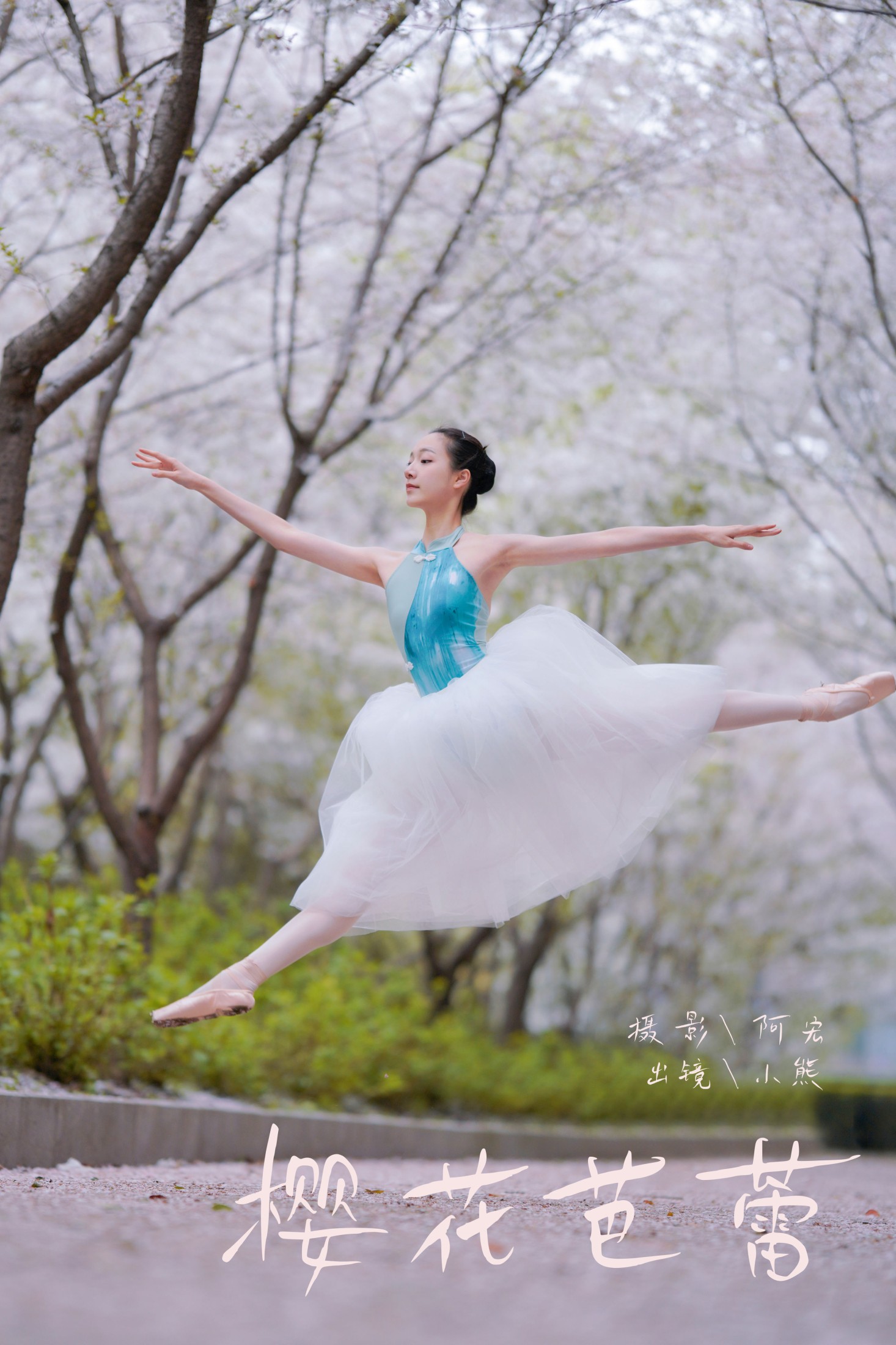 图片[1] - 小熊 - 《樱花芭蕾》[25P] - 机器猫次元 - 机器猫次元