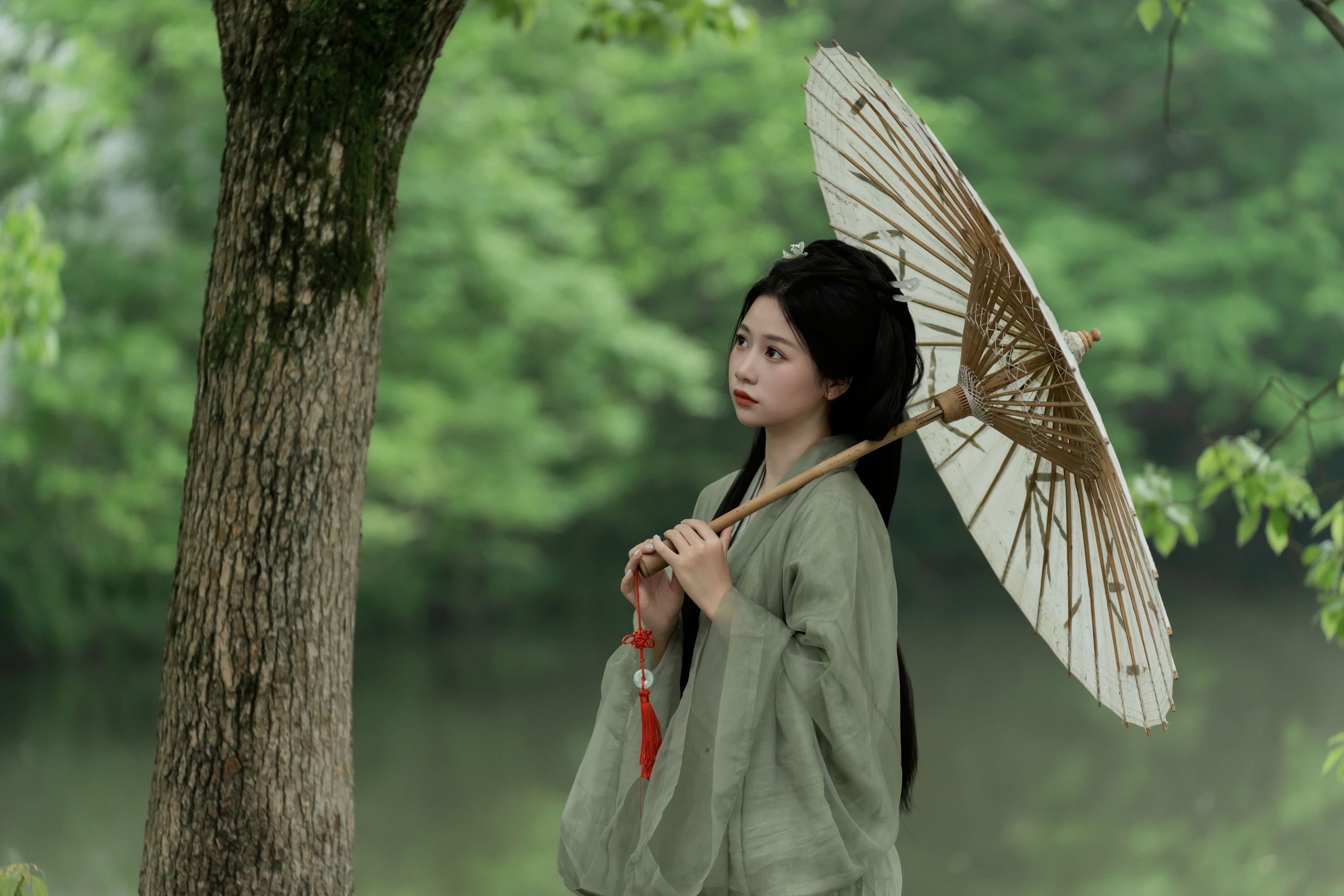 图片[5] - 橙子舒 - 《绿色烟雨中》[23P] - 机器猫次元 - 机器猫次元