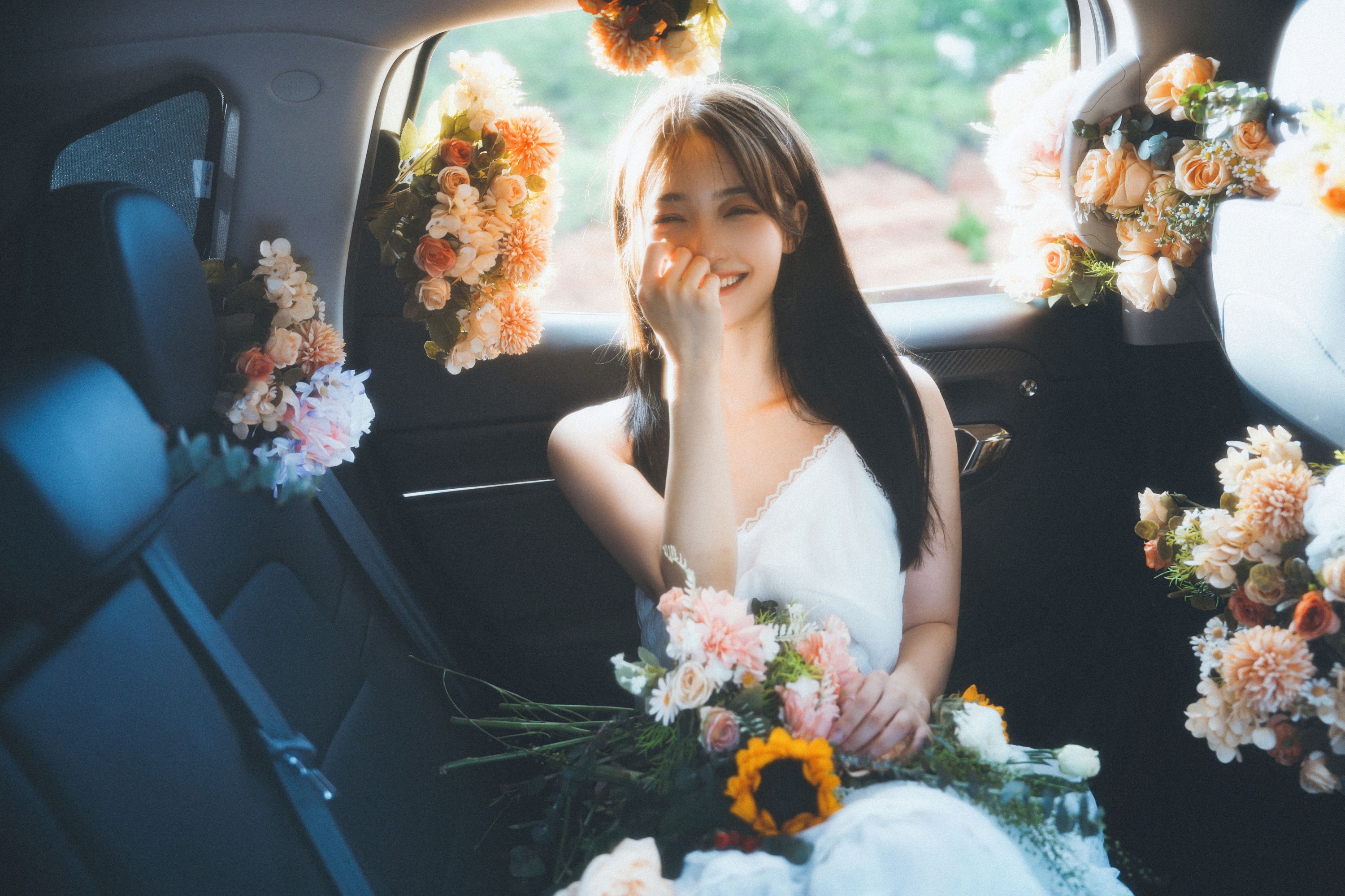 图片[4] - 九九诗 - 《鲜花，车与少女》[46P] - 机器猫次元 - 机器猫次元