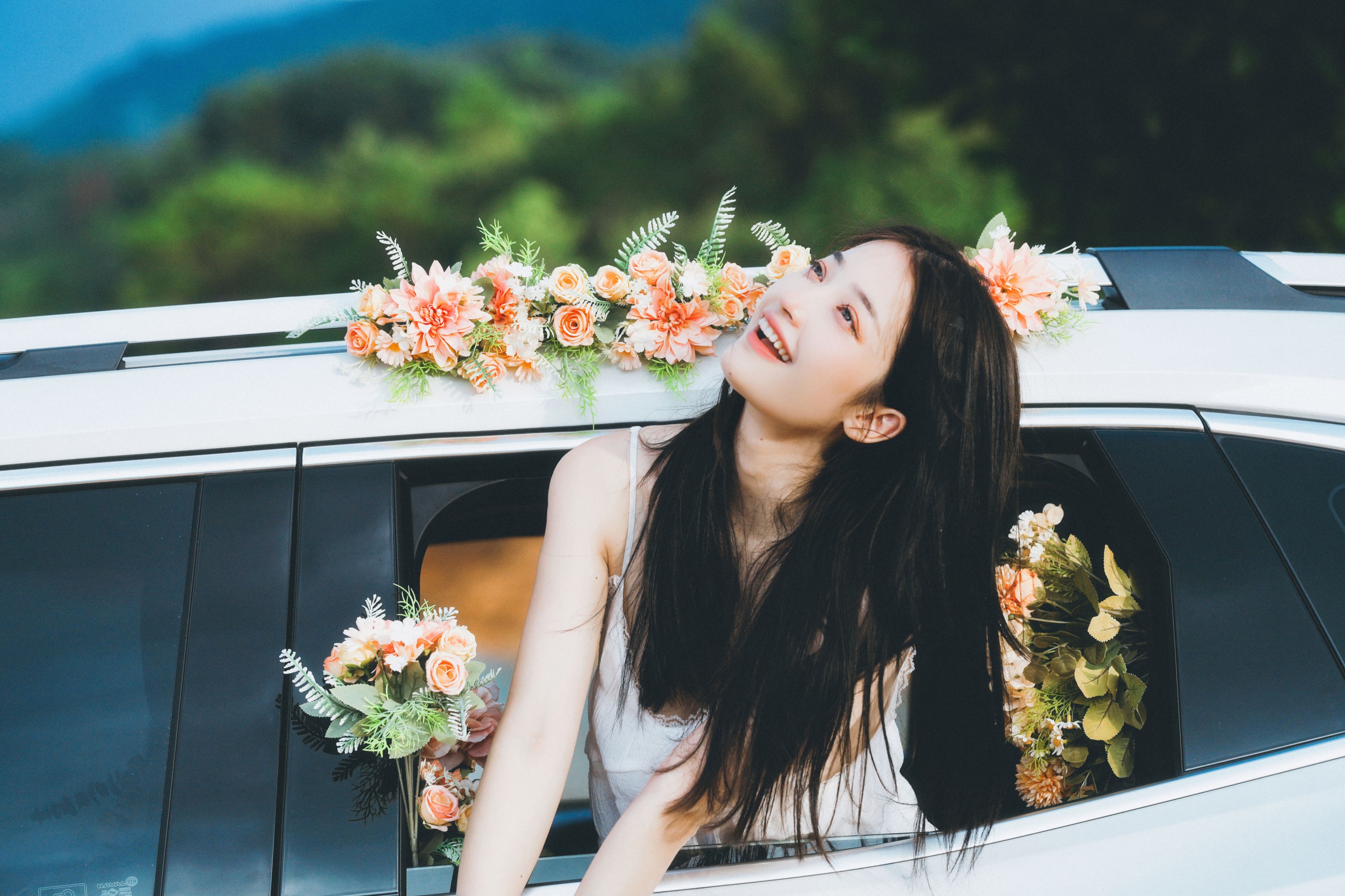 图片[7] - 九九诗 - 《鲜花，车与少女》[46P] - 机器猫次元 - 机器猫次元