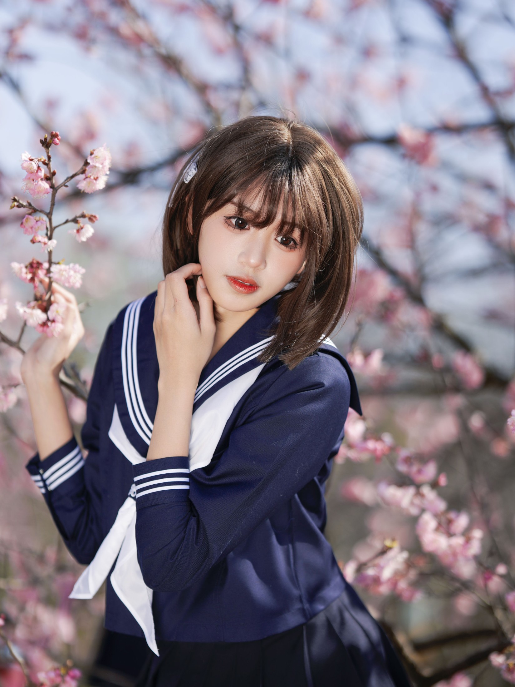 图片[7] - 吞树梅 - 《樱花树下JK》[26P] - 机器猫次元 - 机器猫次元