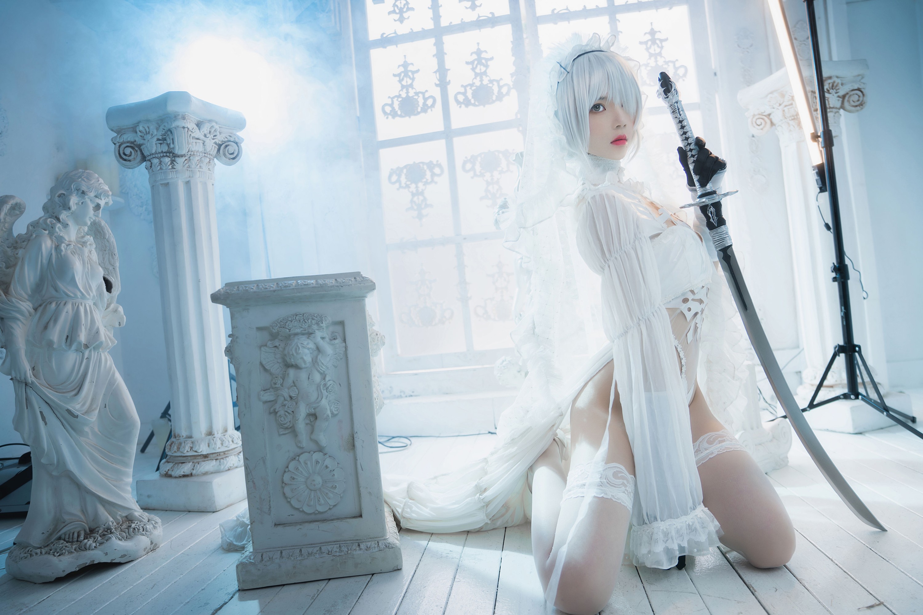 图片[7] - 桜桃喵 - 《2B花嫁COSPLAY》[25P] - 机器猫次元 - 机器猫次元