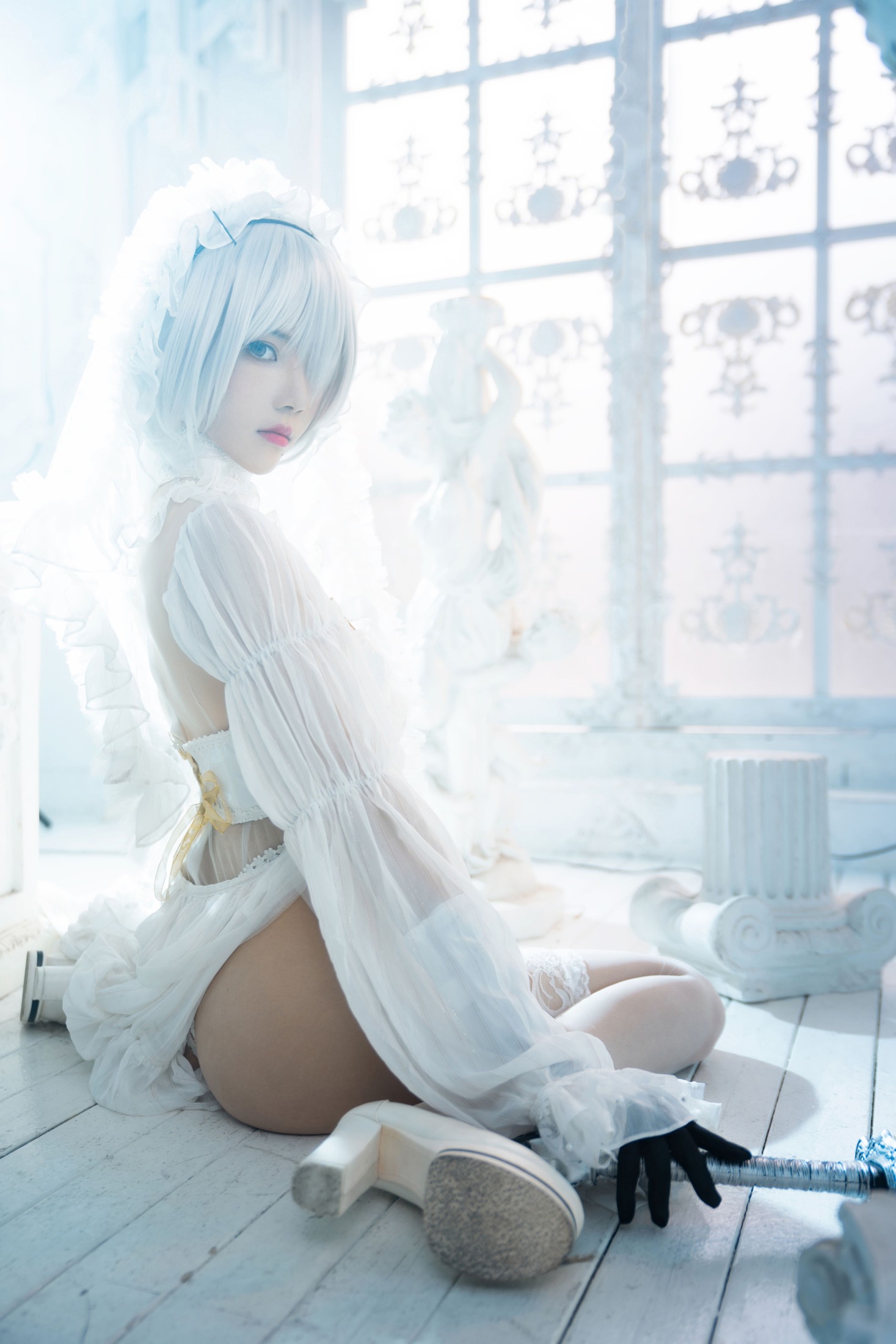 图片[8] - 桜桃喵 - 《2B花嫁COSPLAY》[25P] - 机器猫次元 - 机器猫次元