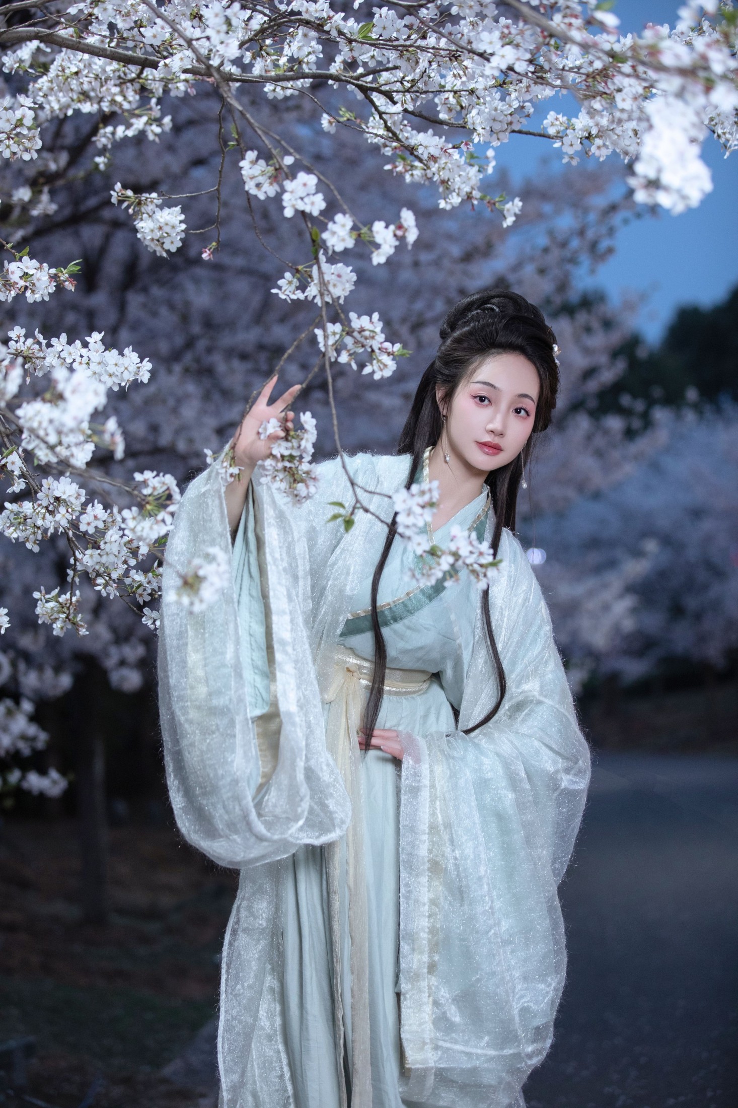图片[3] - 凌子兮 - 《夜樱》[22P] - 机器猫次元 - 机器猫次元