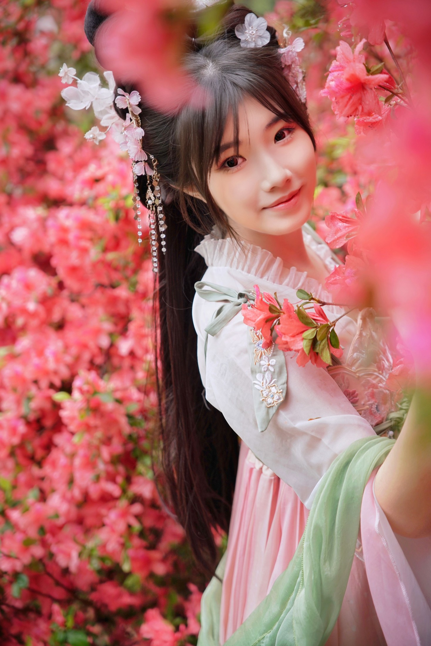 图片[4] - 小柒 - 《杜鹃盛放的粉黛伊人》[22P] - 机器猫次元 - 机器猫次元