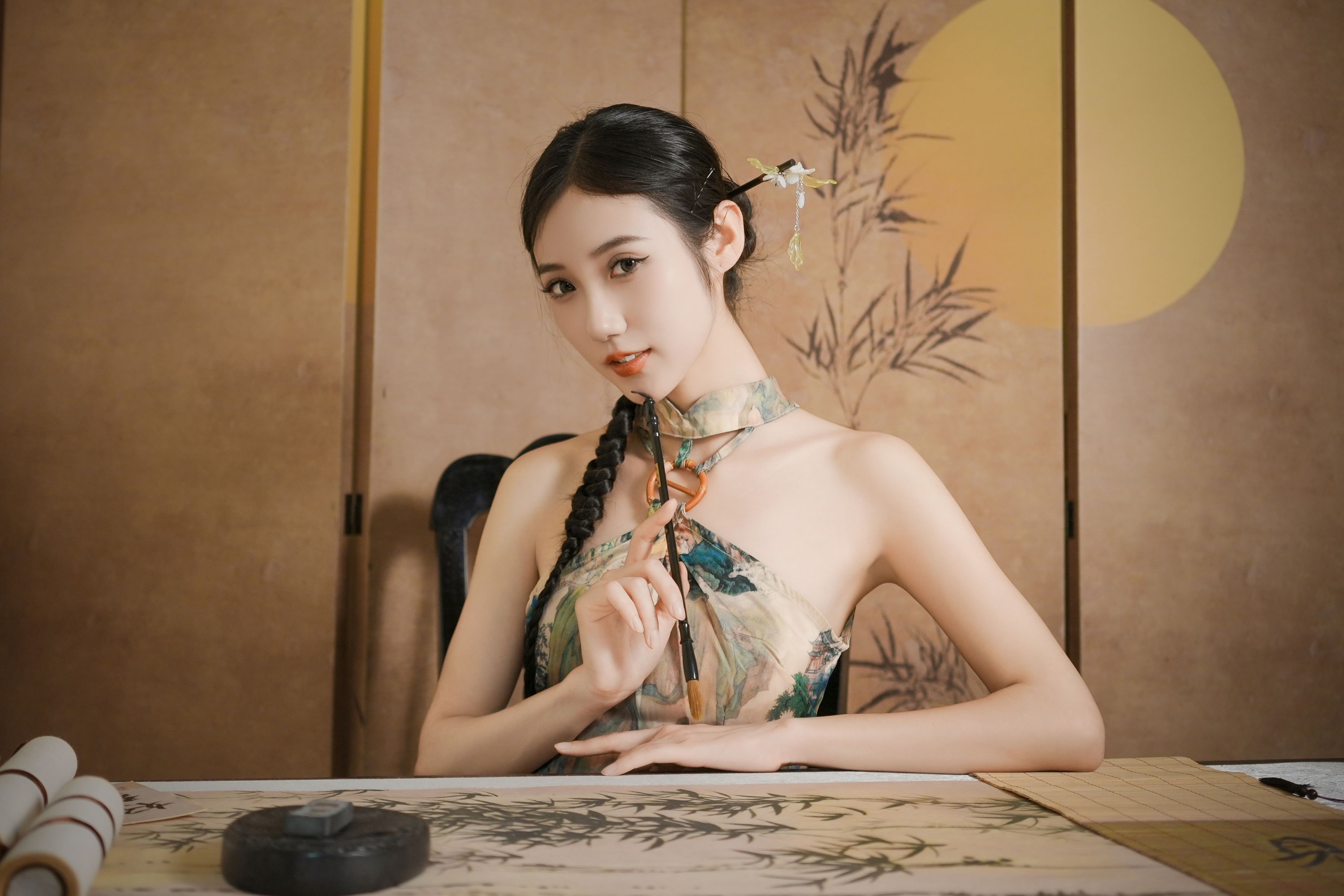 图片[4] - o1ne万 - 《古韵今风：旗袍下的静谧世界》[41P] - 机器猫次元 - 机器猫次元