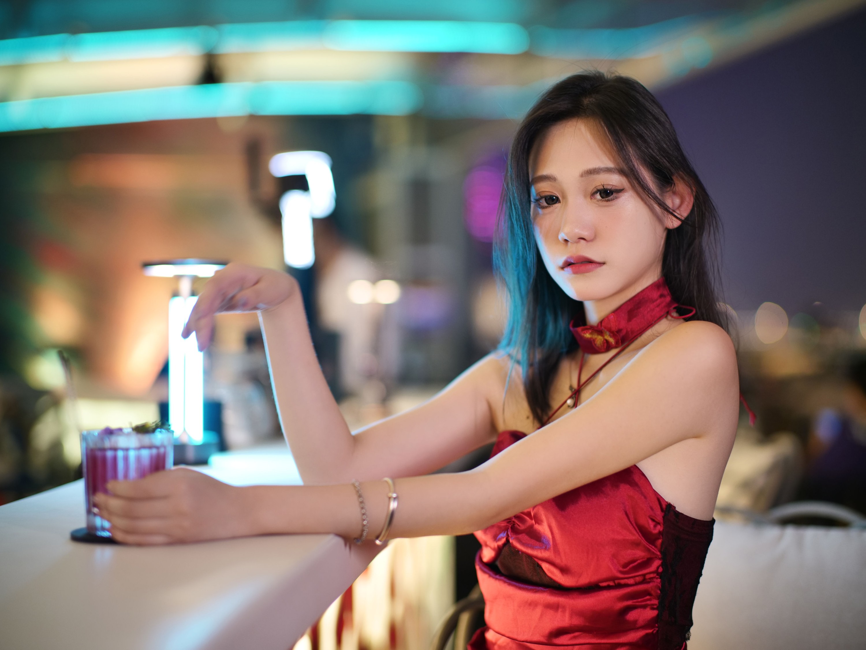 图片[4] - 沛欣 - 《红裙倩影》[22P] - 机器猫次元 - 机器猫次元